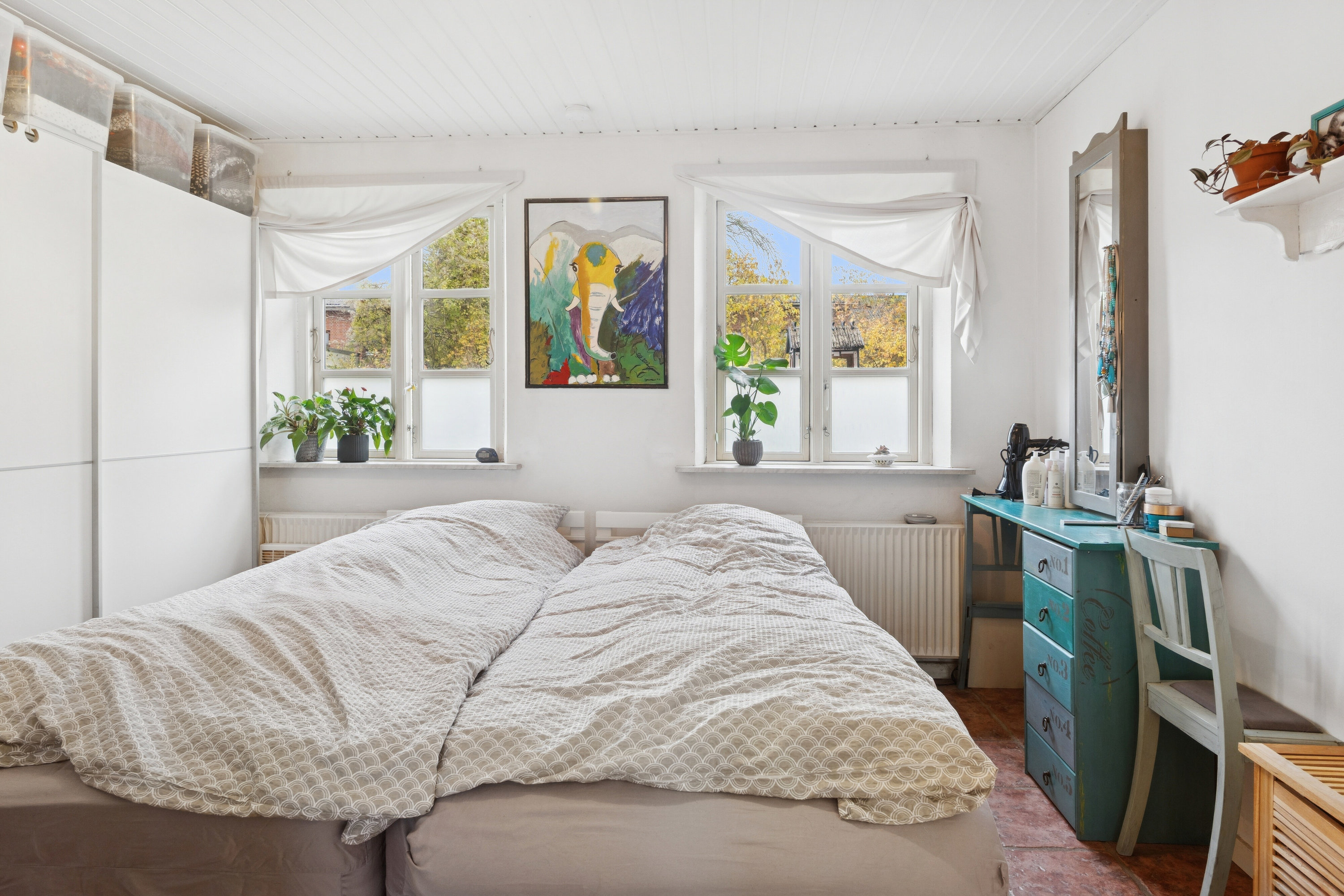 Fremhævet soveværelse billede i fuldskærmstilstand. Billede af Teglgårdsvej 1, 4654 Faxe Ladeplads