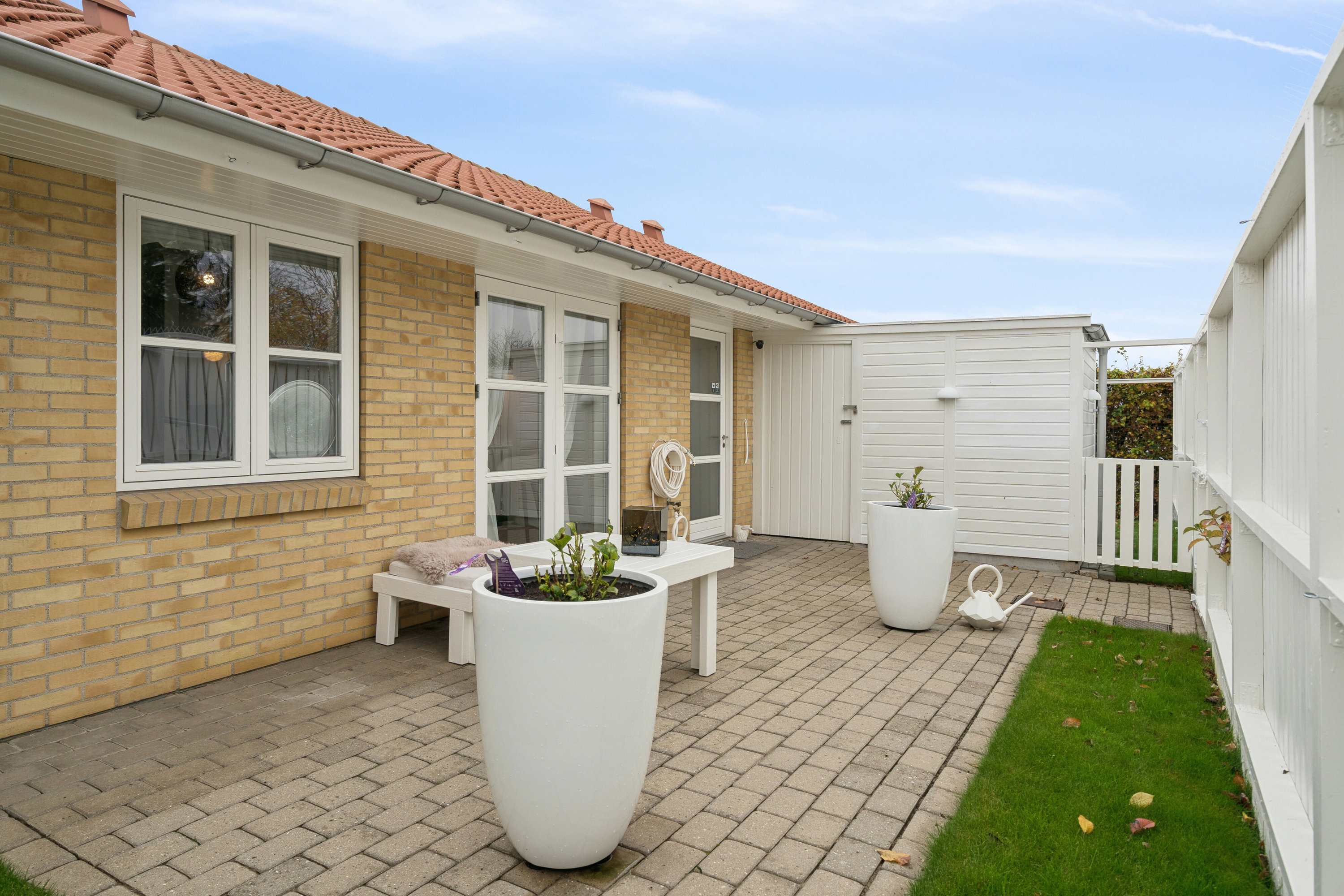 Fremhævet terrasse billede i fuldskærmstilstand. Billede af Nysøvænget 35, Terslev, 4690 Haslev