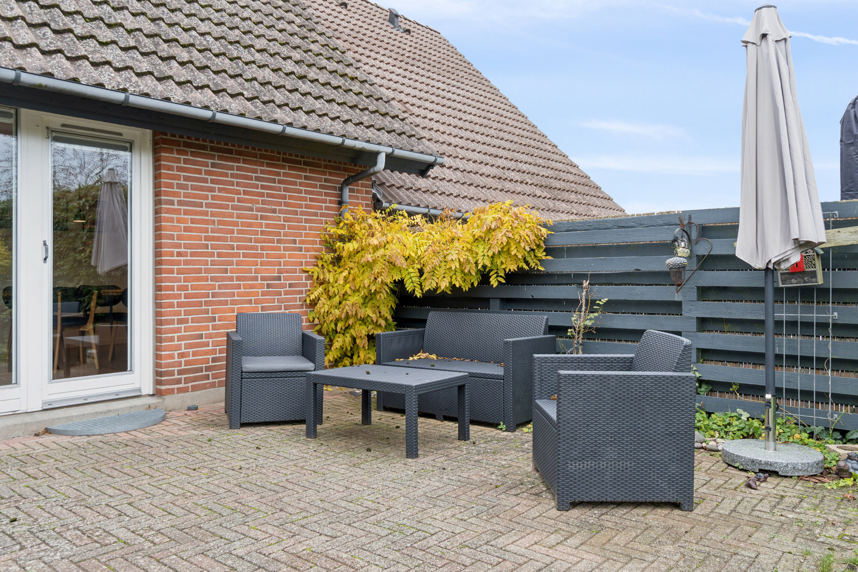 Fremhævet terrasse billede i fuldskærmstilstand. Billede af Lumbyesvej 12, 4200 Slagelse