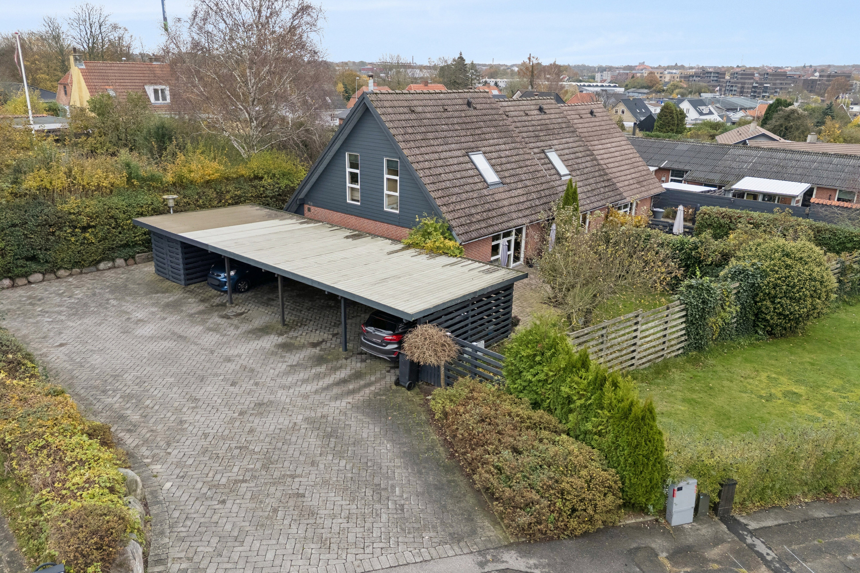 Fremhævet carport billede i fuldskærmstilstand. Billede af Lumbyesvej 12, 4200 Slagelse