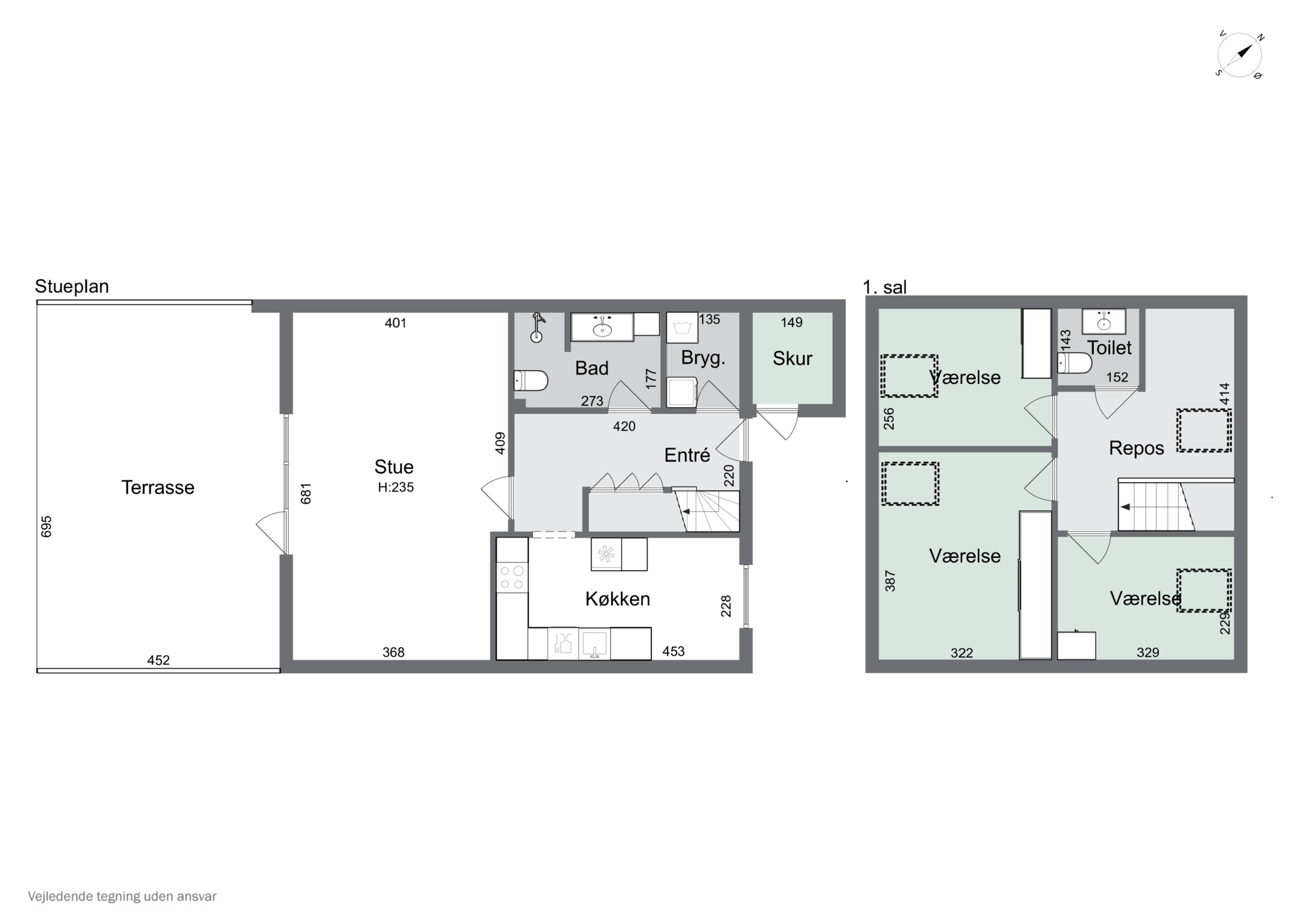 Plantegninger billede af Lumbyesvej 12, 4200 Slagelse