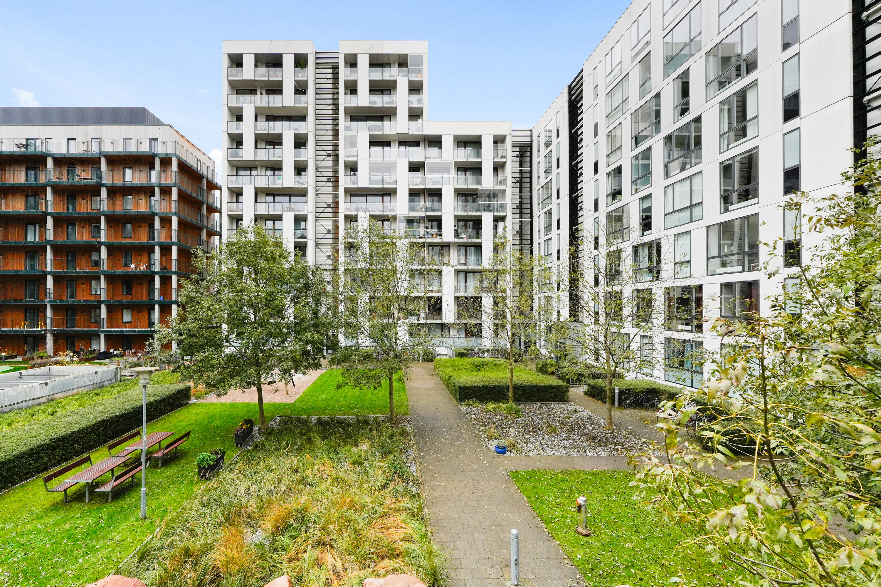 Fremhævet andet billede i fuldskærmstilstand. Billede af C.F. Møllers Allé 40, 10. tv., 2300 København S