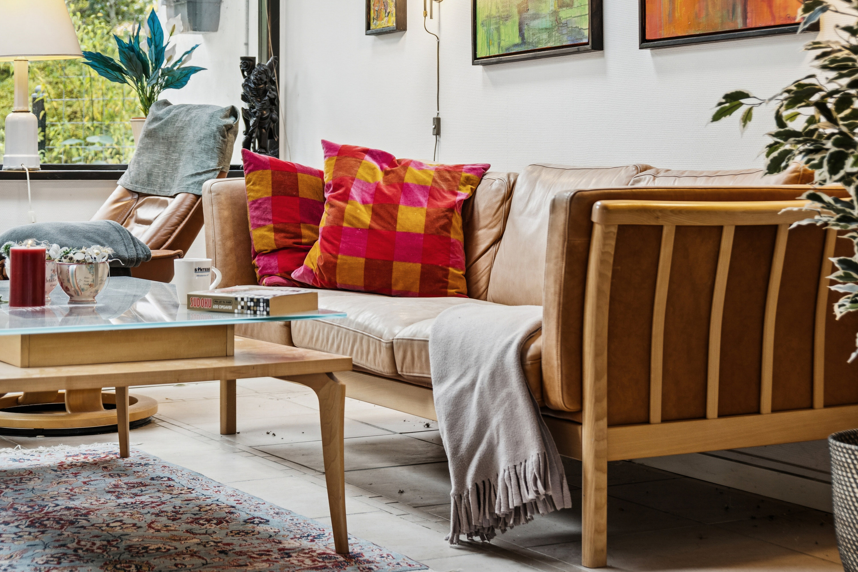 Fremhævet stue billede i fuldskærmstilstand. Billede af To-Bjerg 156, Uglerup, 4300 Holbæk