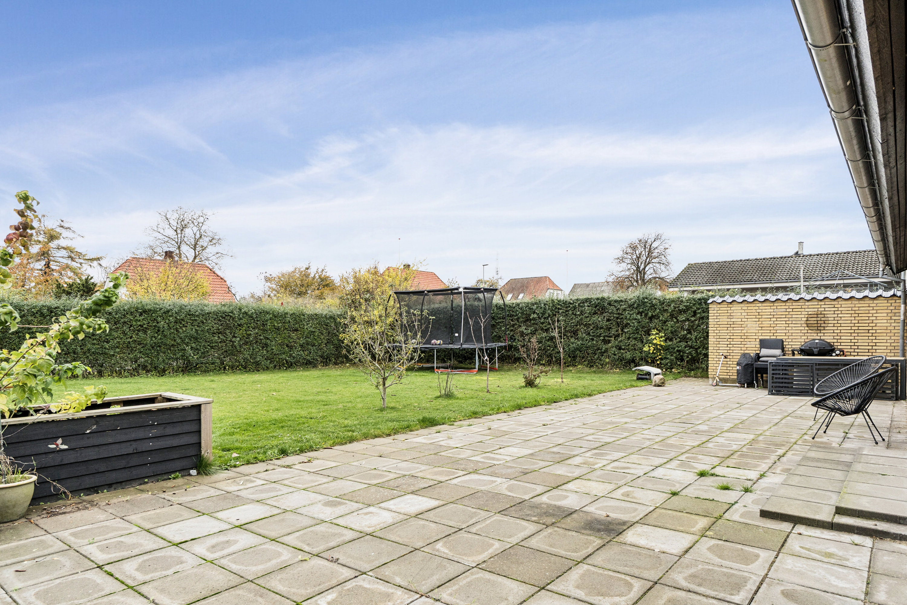 Fremhævet terrasse billede i fuldskærmstilstand. Billede af Birkevej 4, Tuse, 4300 Holbæk