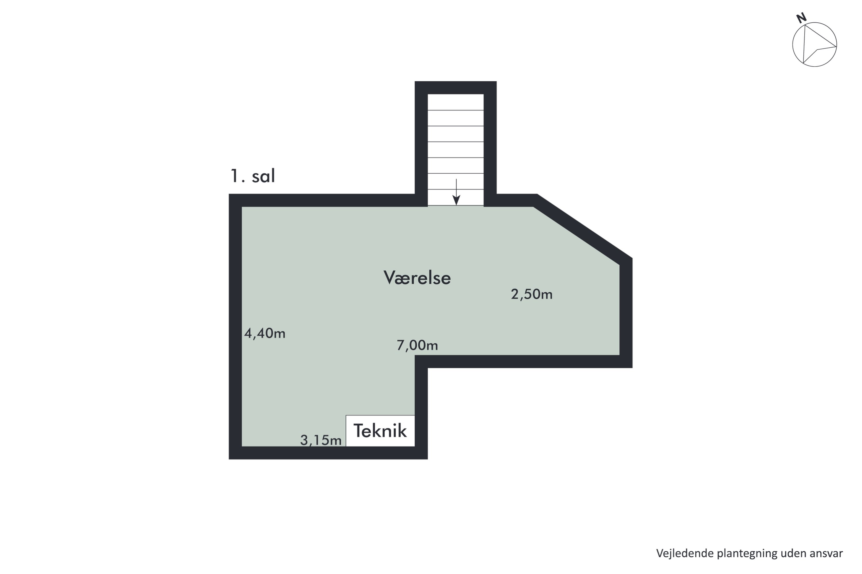 Plantegninger billede af Døsebækparken 74, 1. th., 9230 Svenstrup J