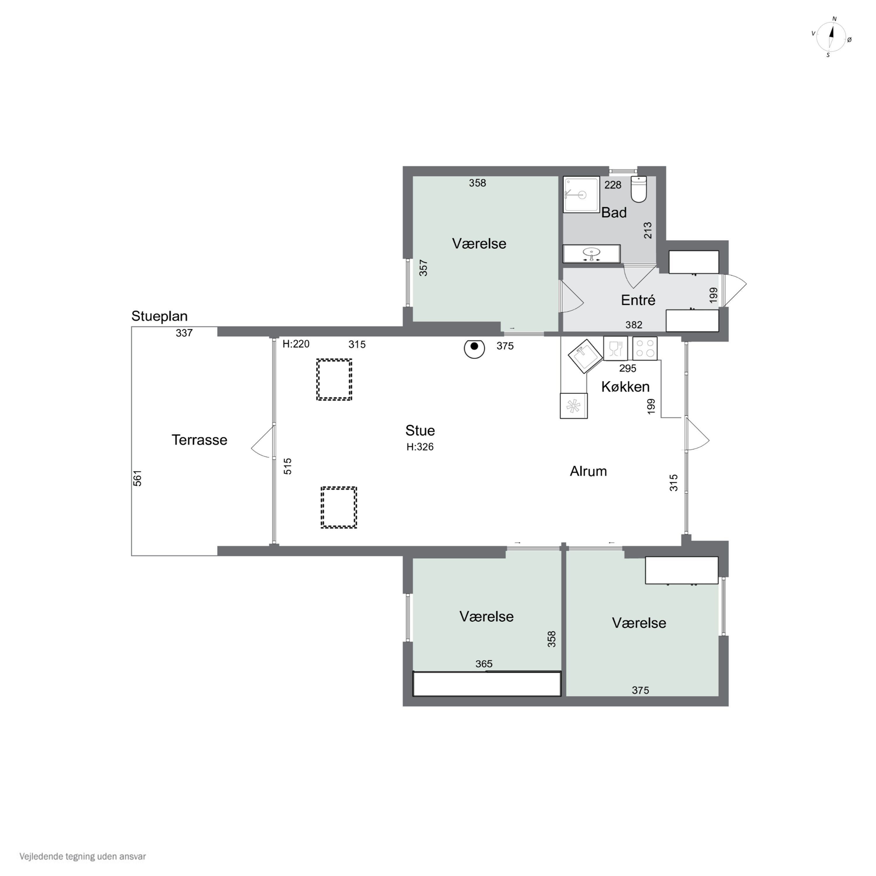 Plantegninger billede af To-Bjerg 156, Uglerup, 4300 Holbæk