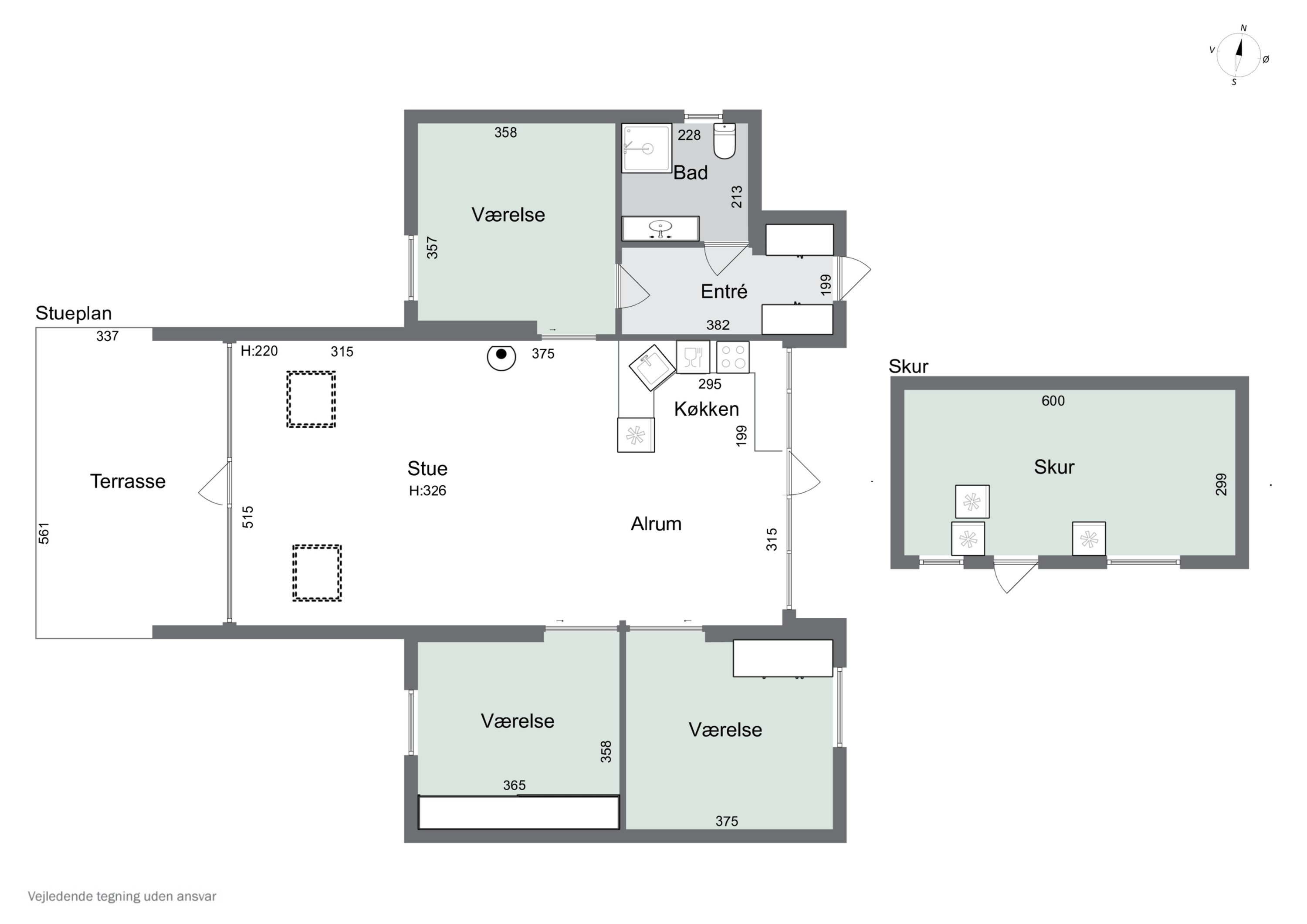 Plantegninger billede af To-Bjerg 156, Uglerup, 4300 Holbæk