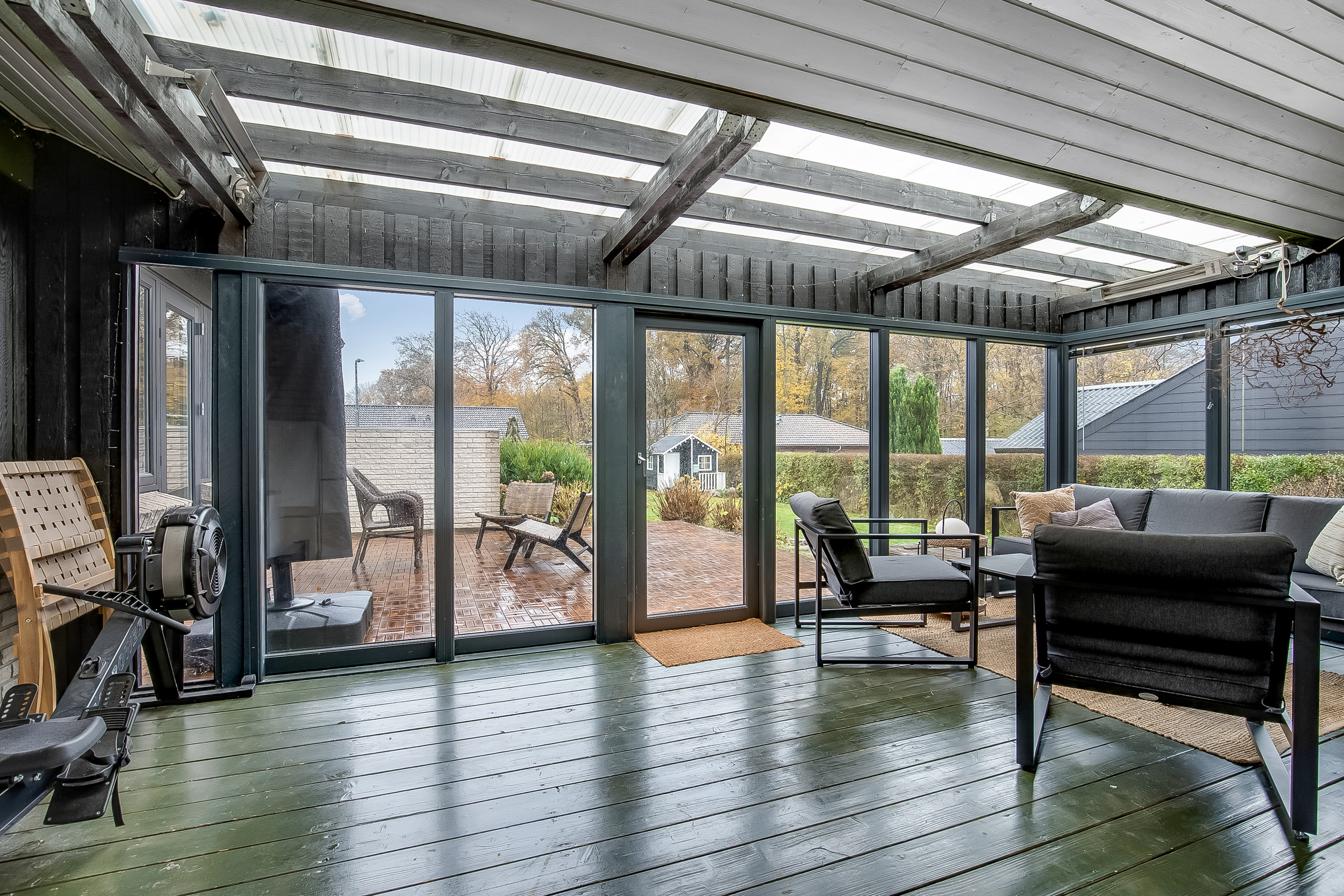 Fremhævet udestue billede i fuldskærmstilstand. Billede af Umanakvej 23, Søndermarken, 7100 Vejle