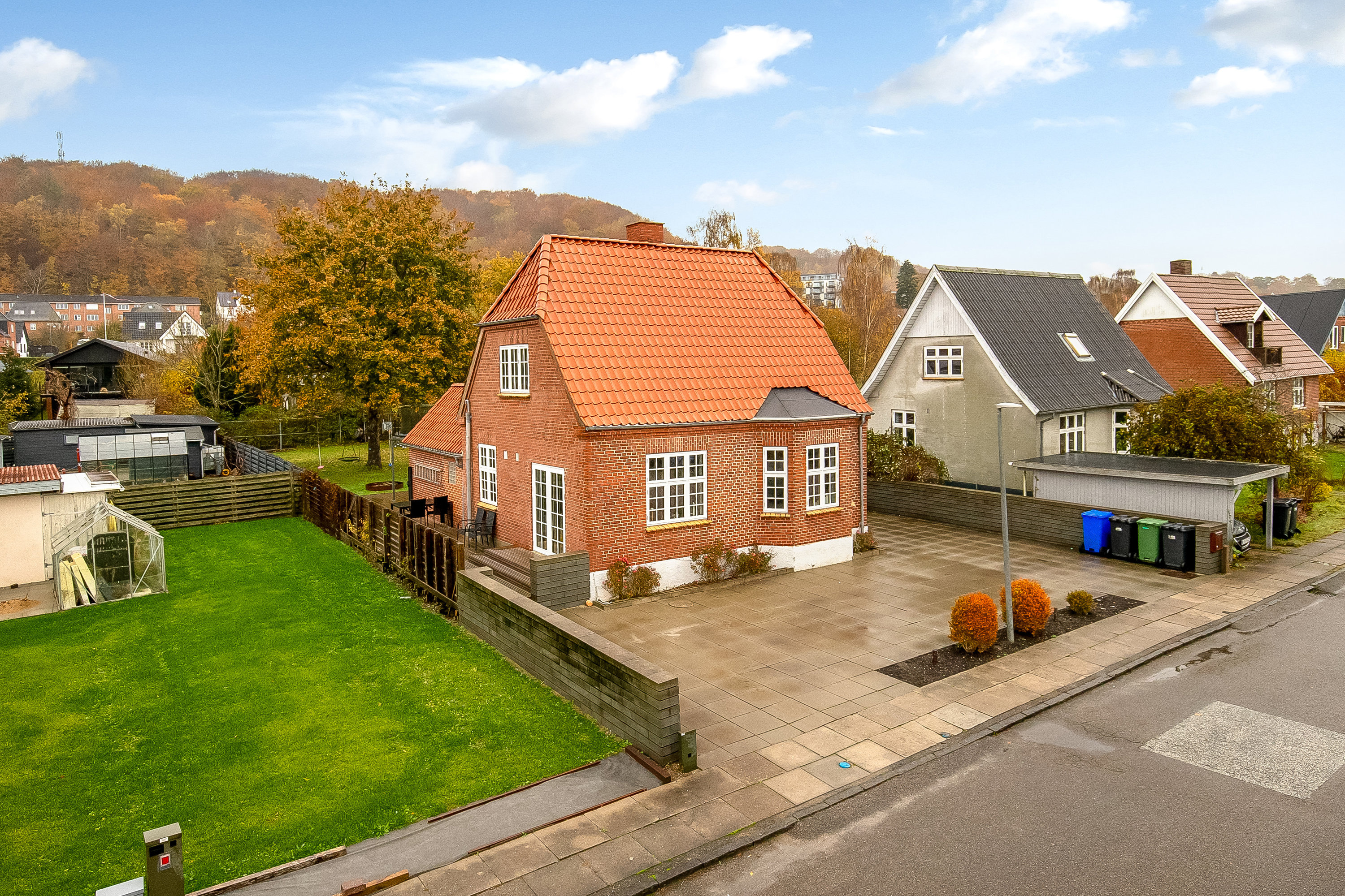 Villa: Mastefoto på Danasvej 10, Vestbyen, 7100 Vejle