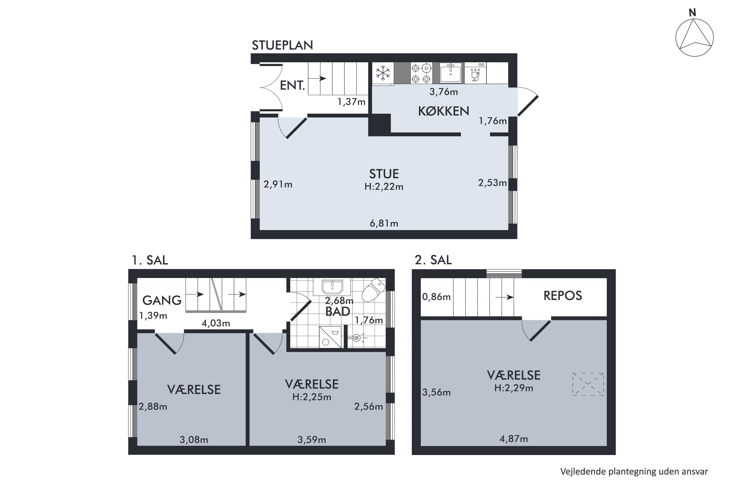 Plantegninger billede af Bispegade 13, 6760 Ribe