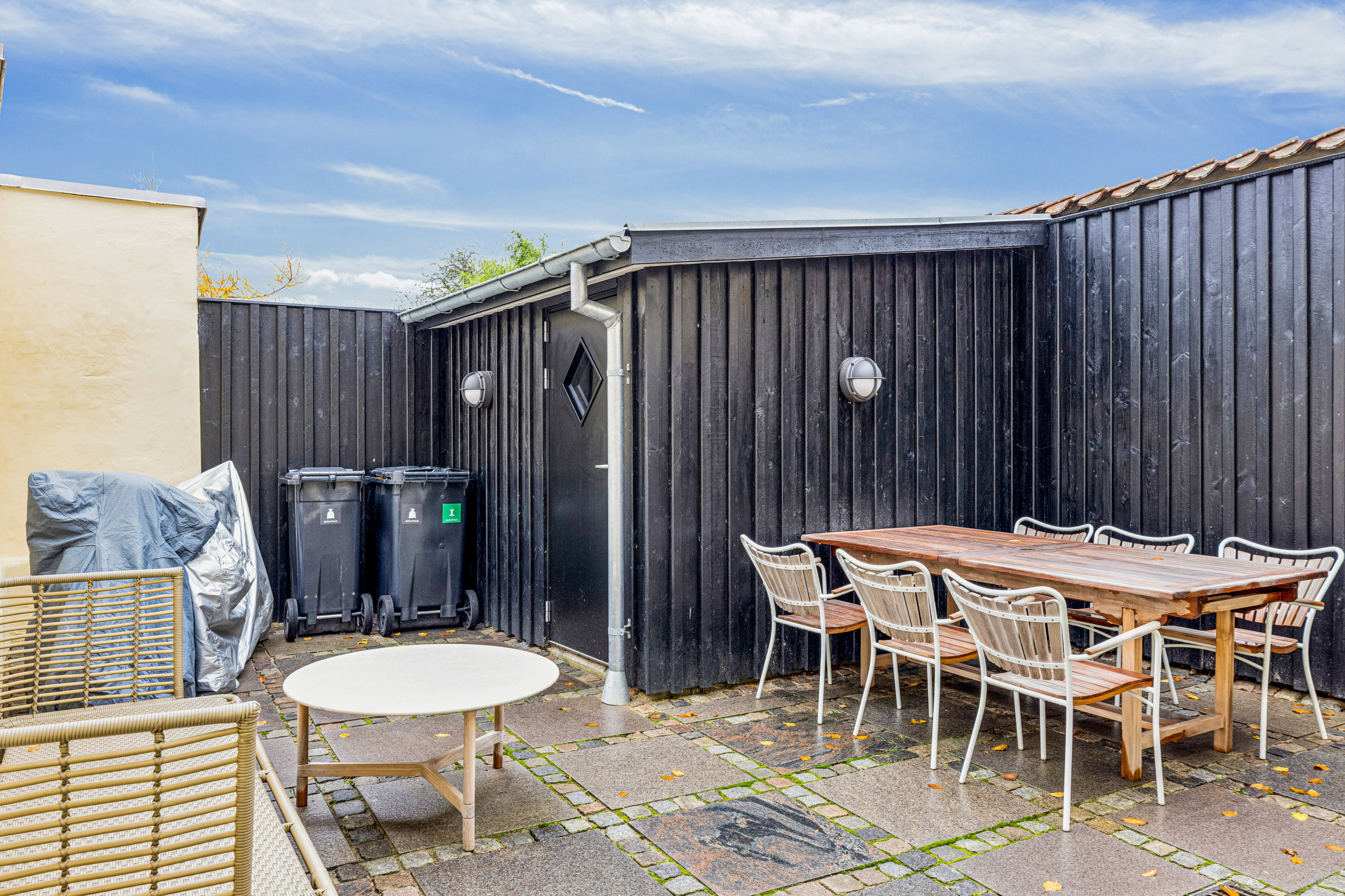 Fremhævet gårdhave billede i fuldskærmstilstand. Billede af Bispegade 13, 6760 Ribe