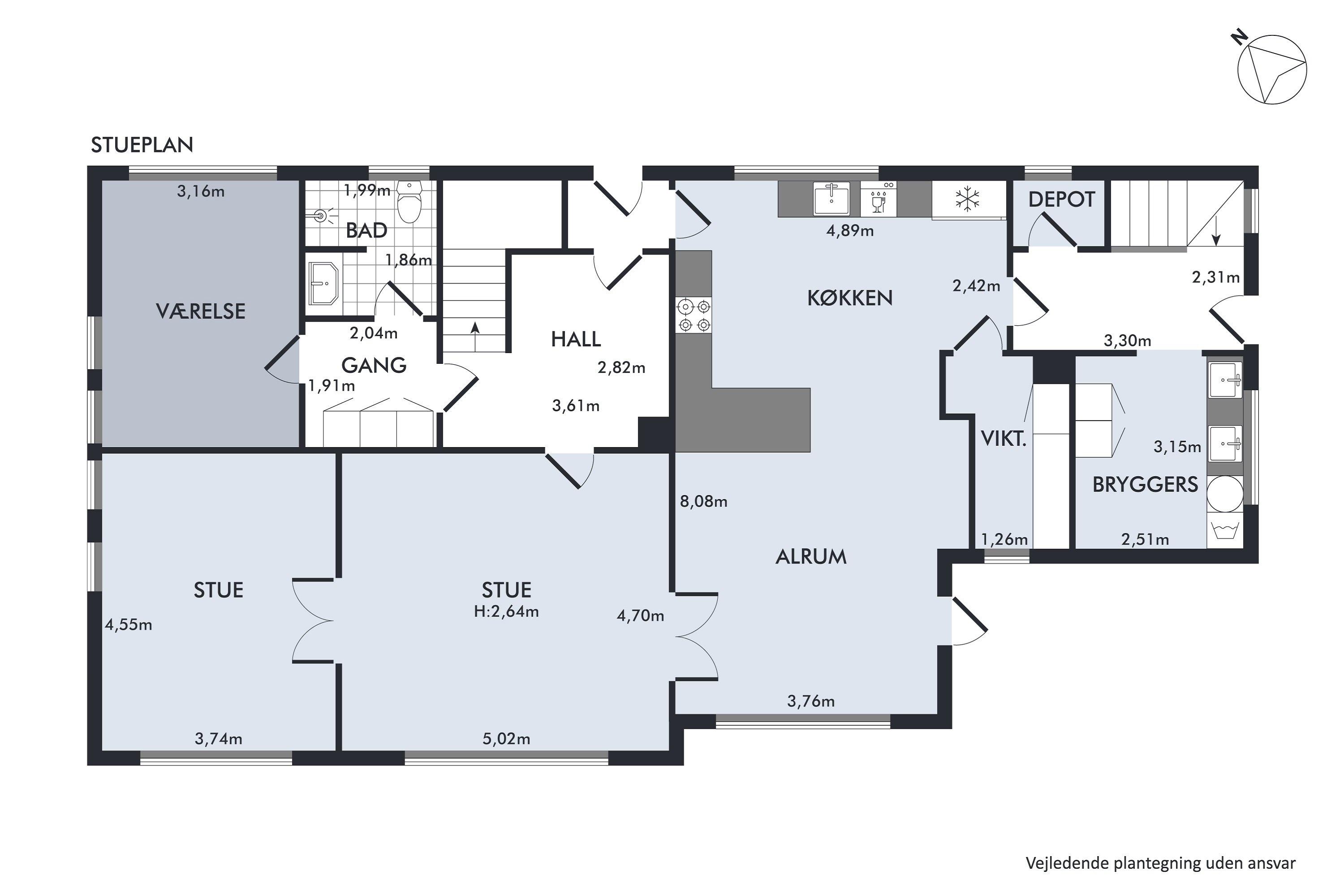 Plantegninger billede af Tangevej 2, 6760 Ribe