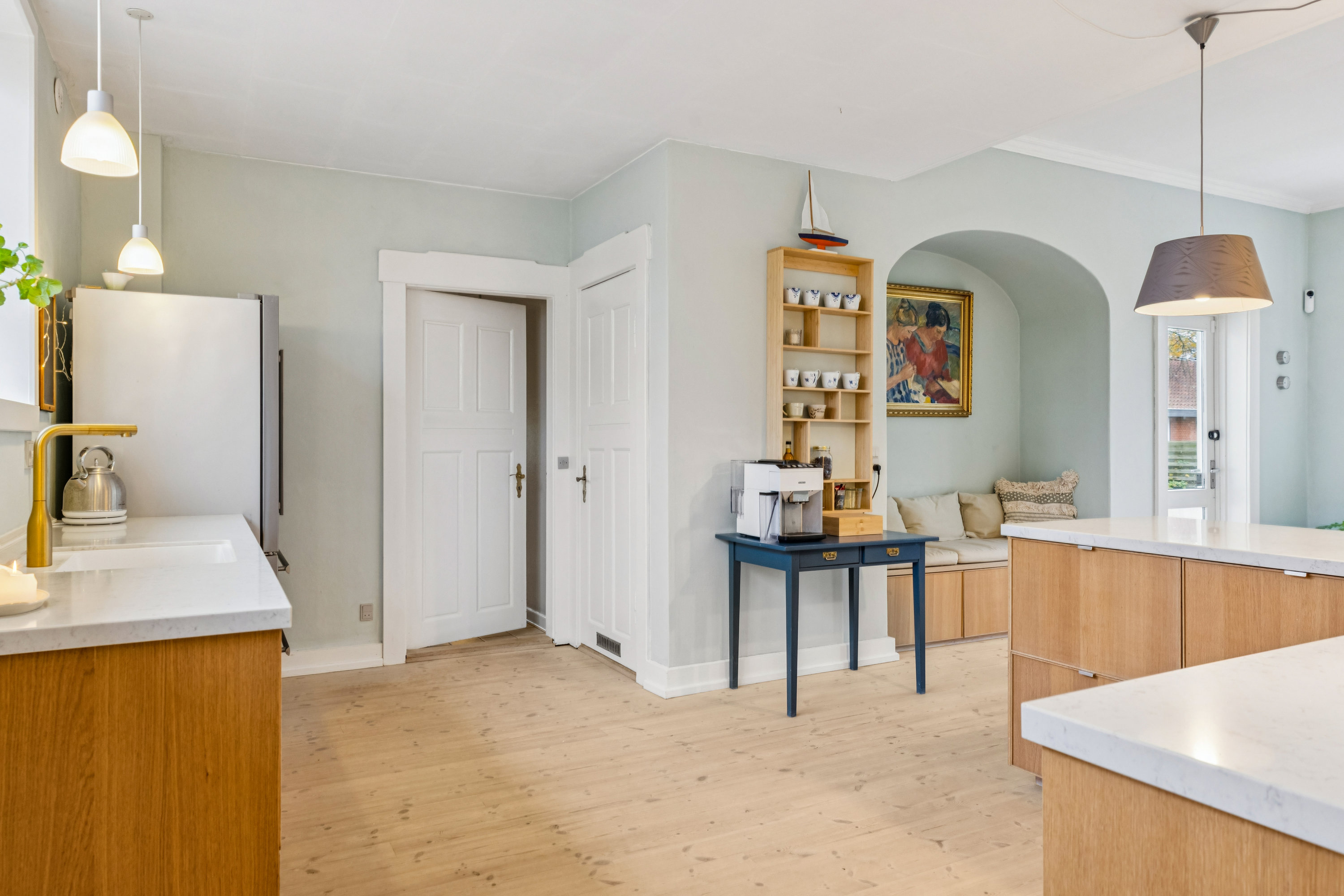 Fremhævet køkken alrum billede i fuldskærmstilstand. Billede af Tangevej 2, 6760 Ribe