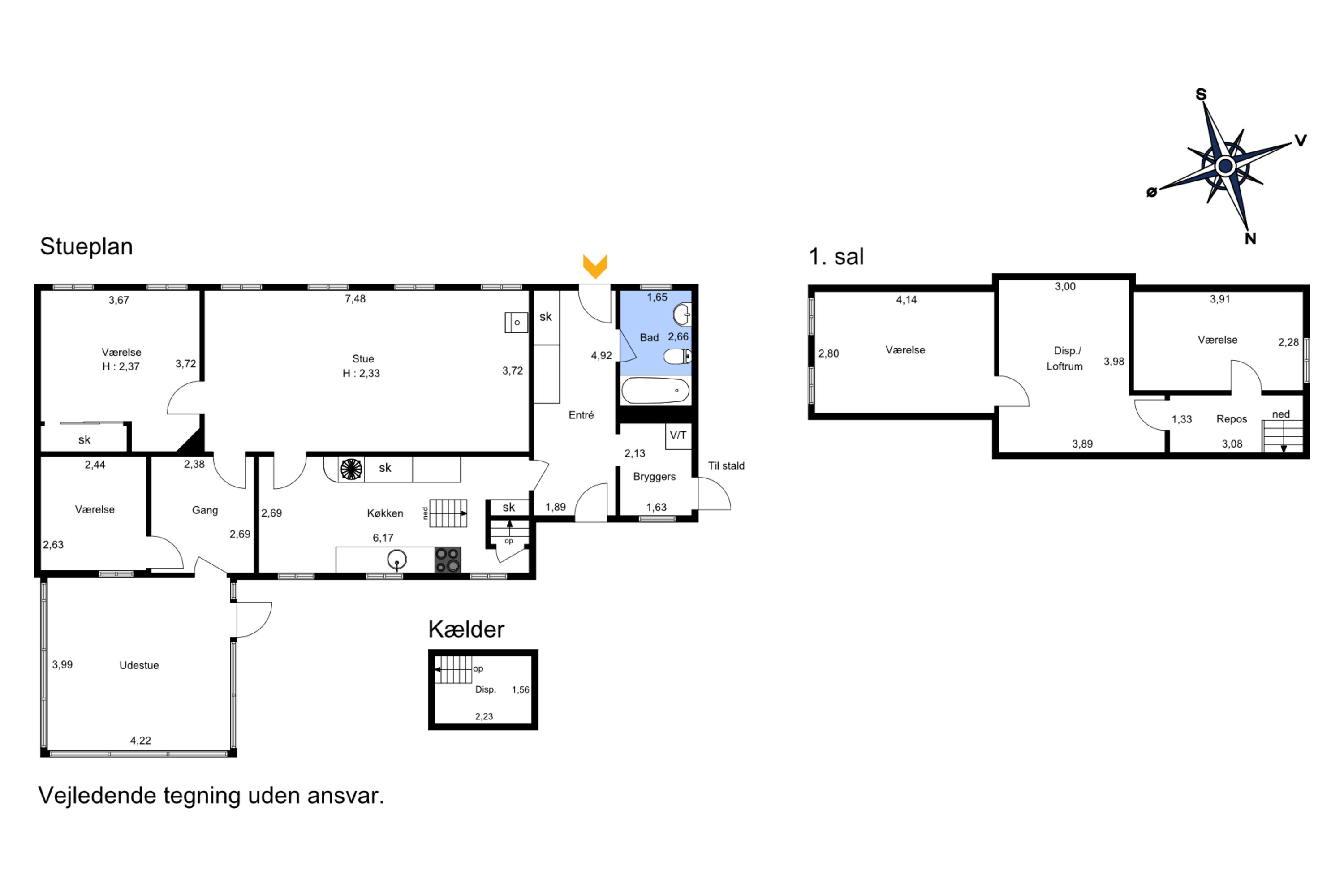 Plantegninger billede af Nørrebro 200, Vodstrup, 7900 Nykøbing M