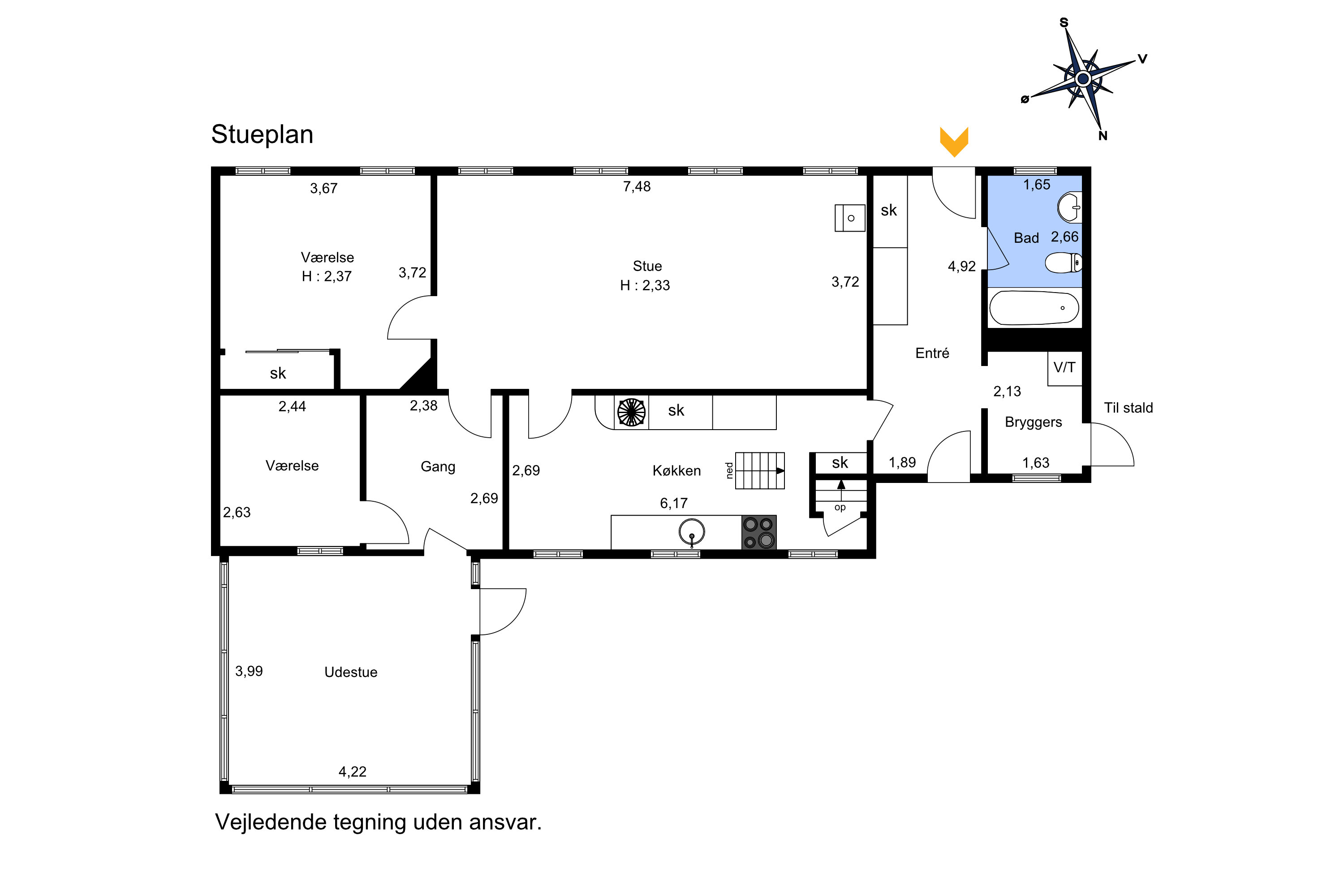 Plantegninger billede af Nørrebro 200, Vodstrup, 7900 Nykøbing M