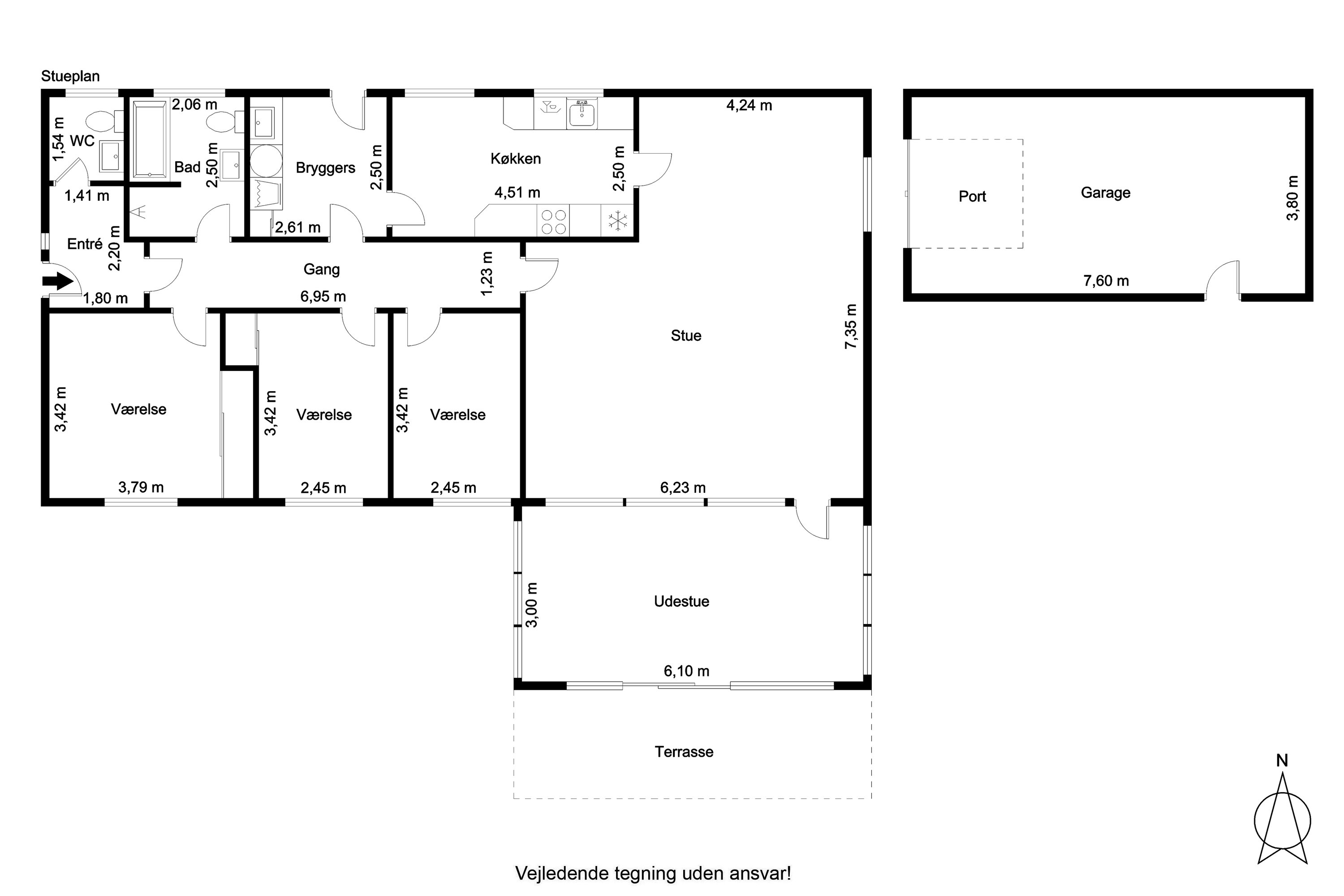 Plantegninger billede af Birkagervej 16, 9740 Jerslev J