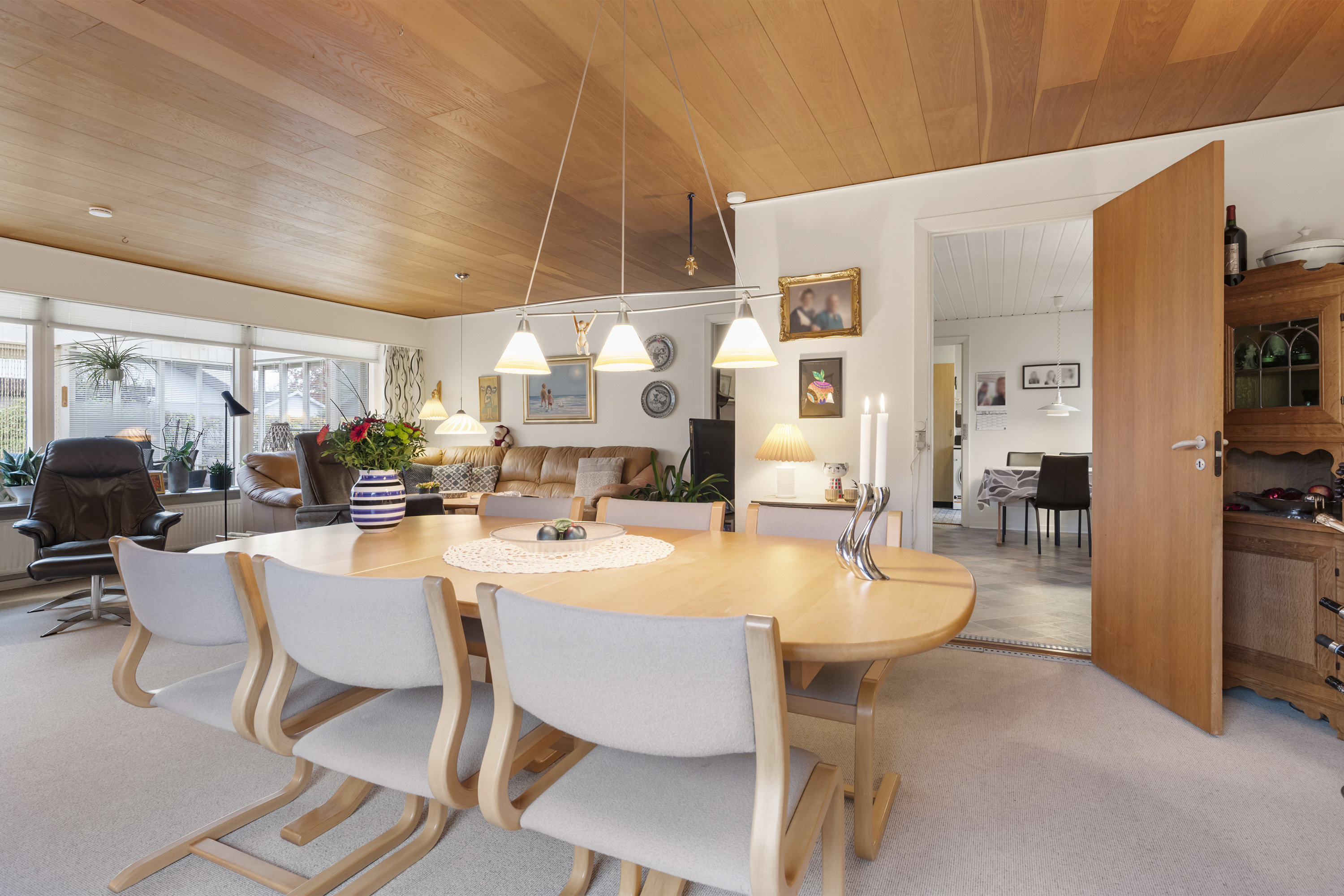 Fremhævet stue billede i fuldskærmstilstand. Billede af Birkagervej 16, 9740 Jerslev J