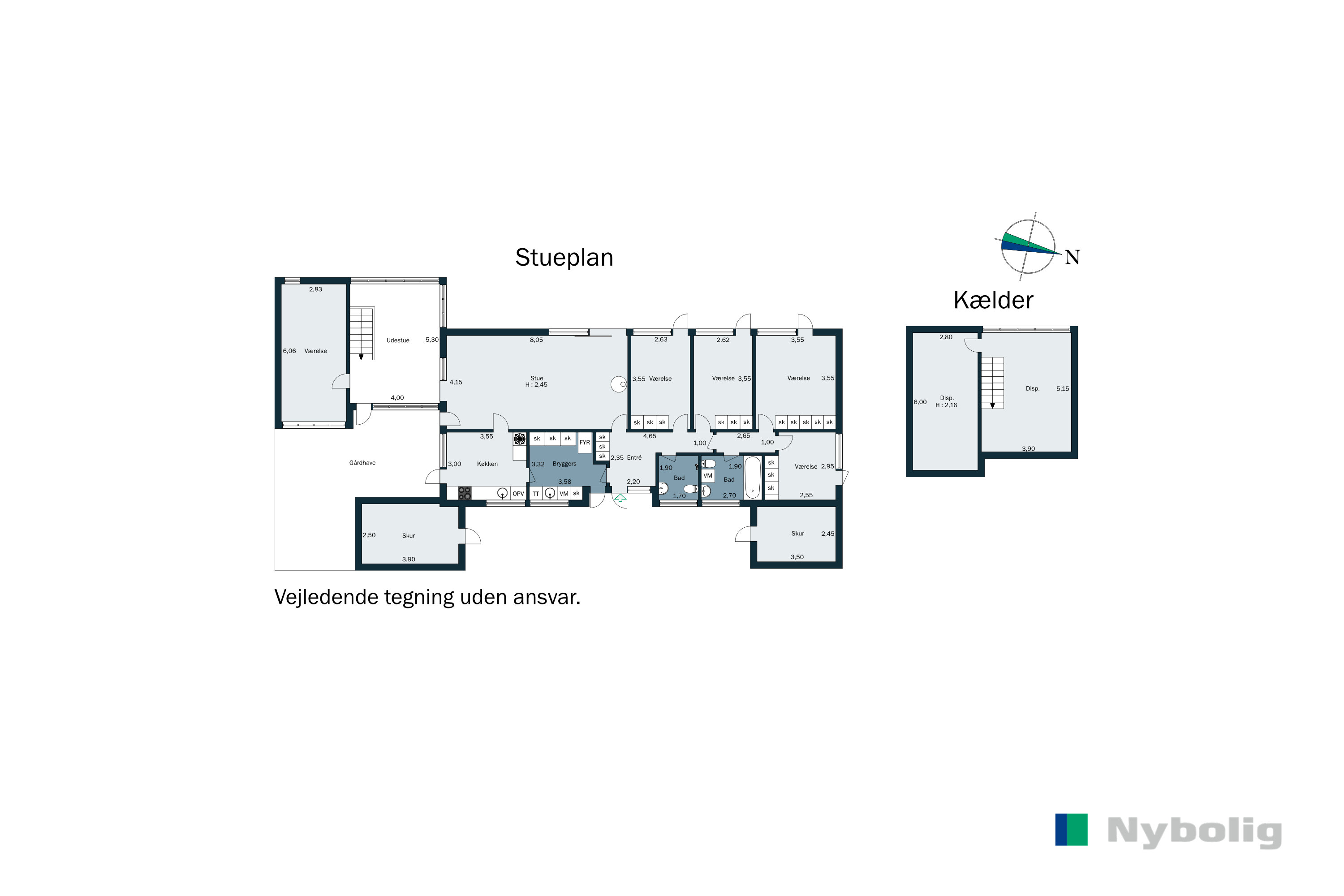 Plantegninger billede af Pilekæret 3, 2840 Holte