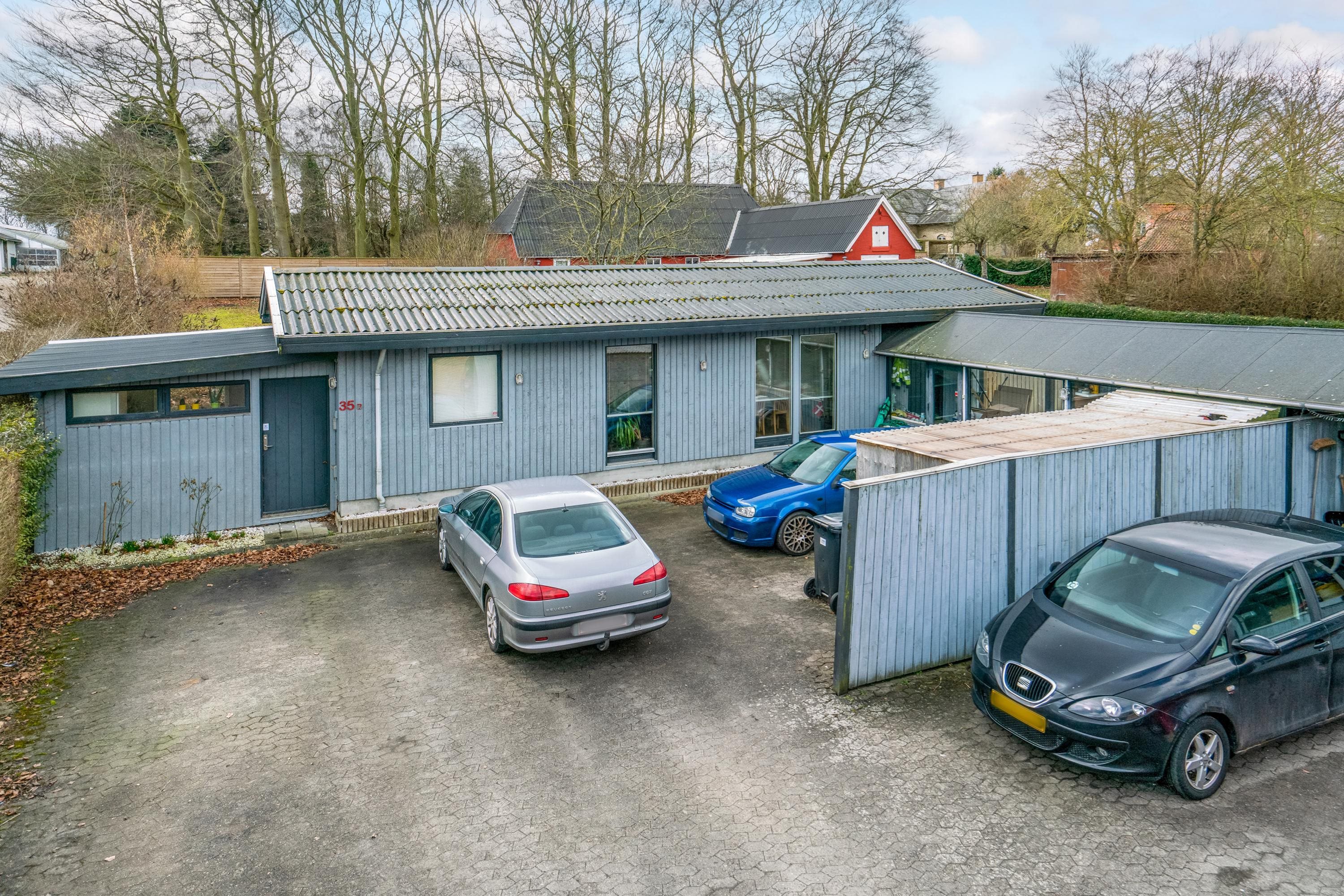 Miniaturebillede 1: luftfoto. Billede af Uggerslevvej 35B, Uggerslev, 5450 Otterup