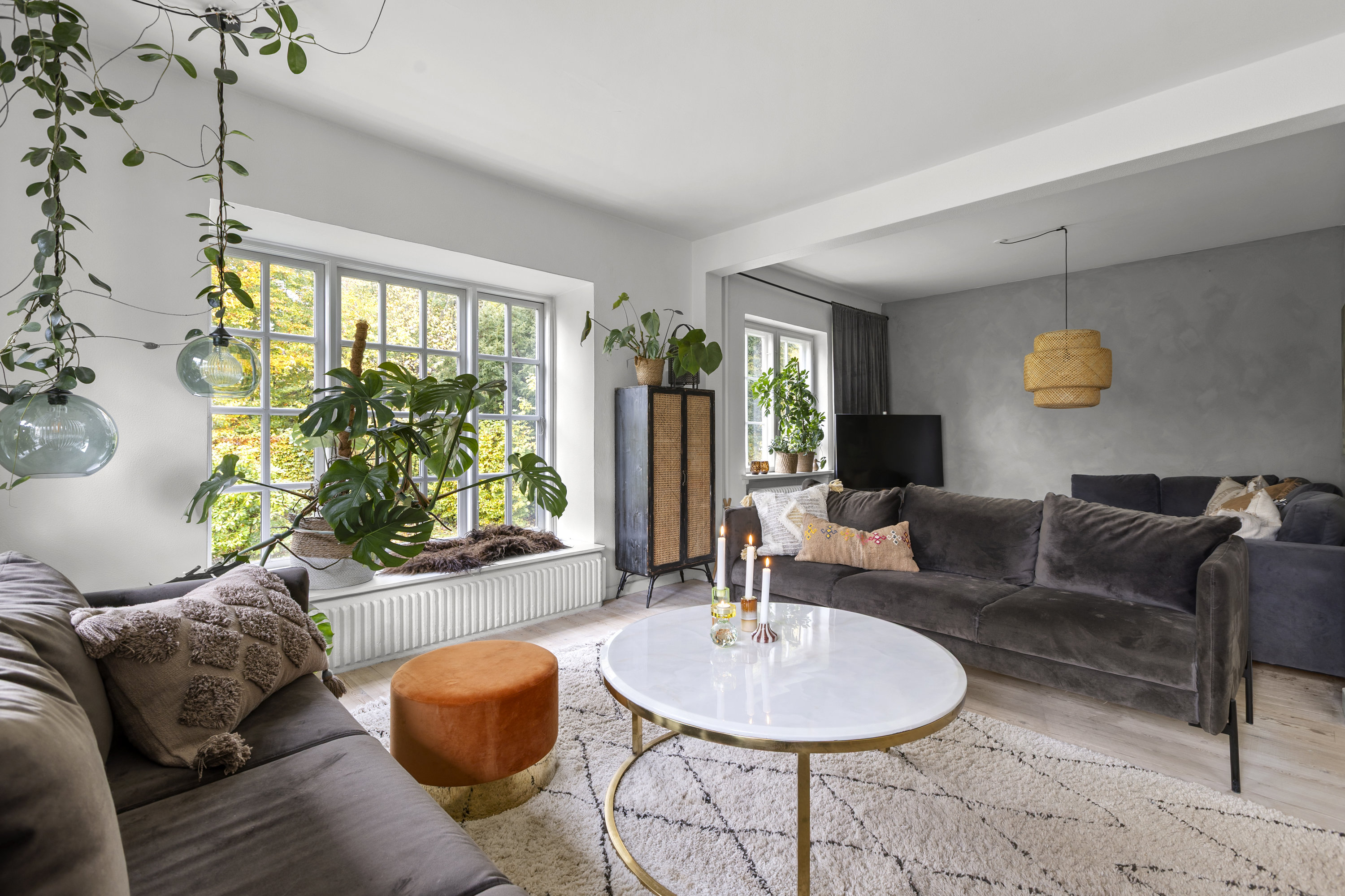 Fremhævet stue billede i fuldskærmstilstand. Billede af Rønnebærvej 6, 4293 Dianalund