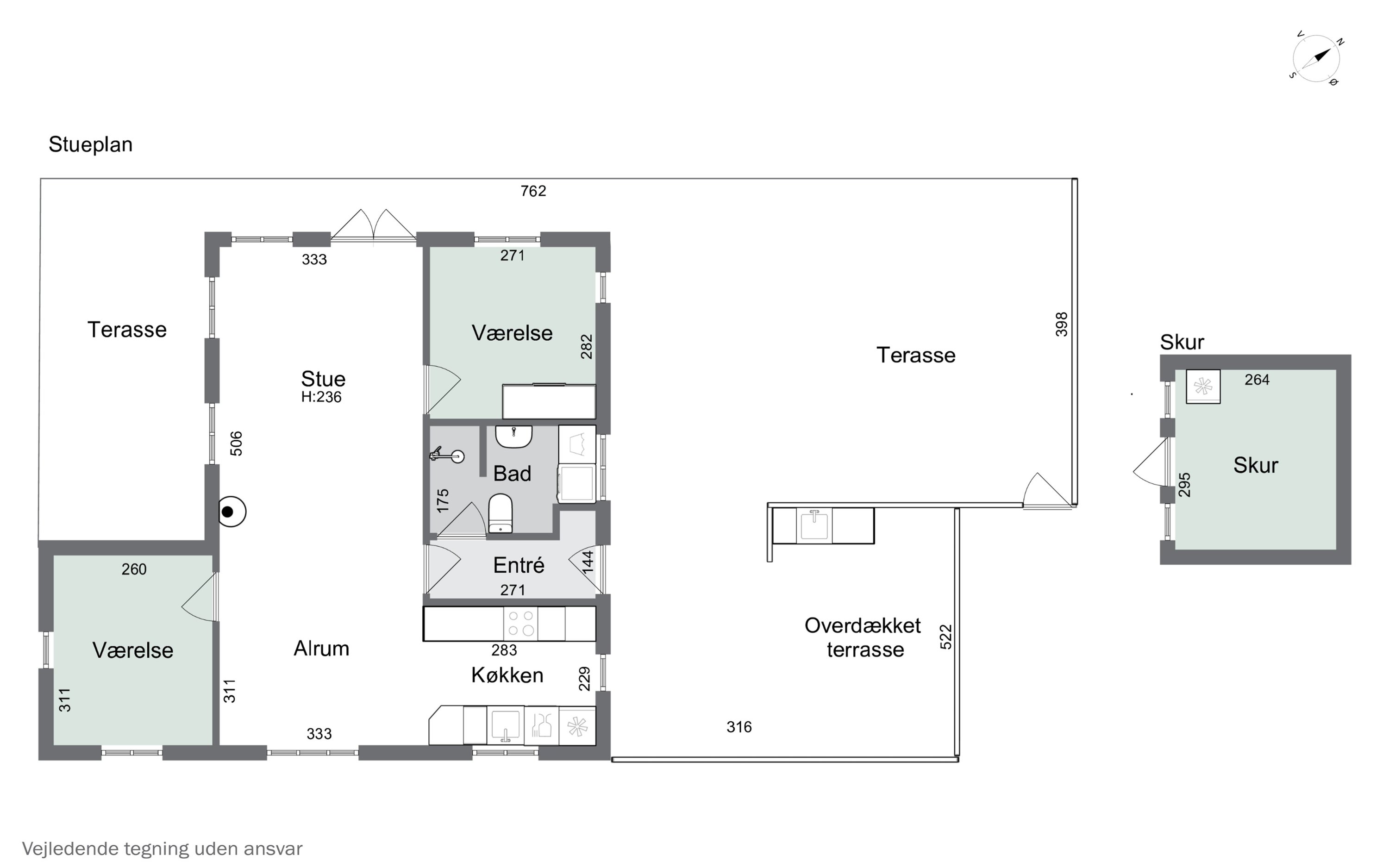 Plantegninger billede af Ved Bækken 7, Hasmark Strand, 5450 Otterup