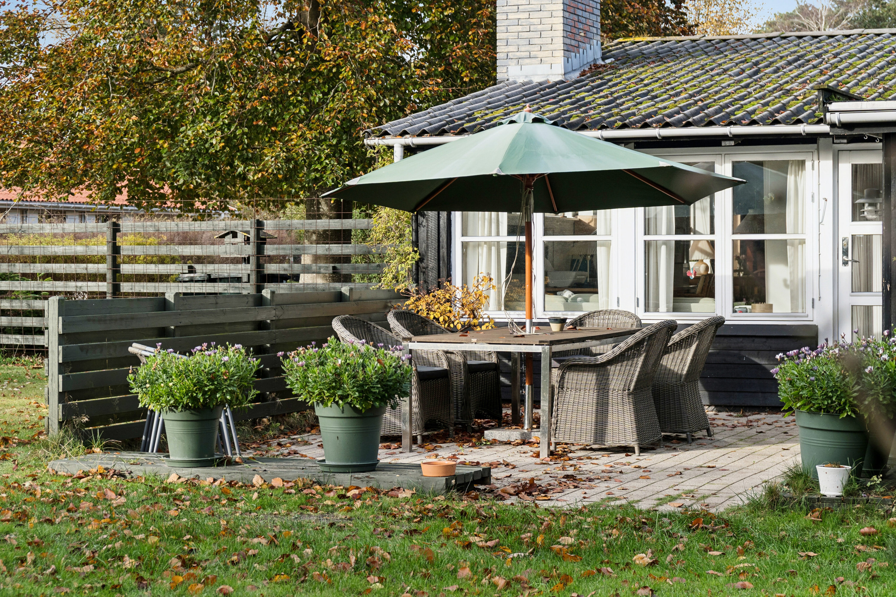 Fremhævet overdækket terrasse billede i fuldskærmstilstand. Billede af Nakke Kirkevej 2, 4581 Rørvig