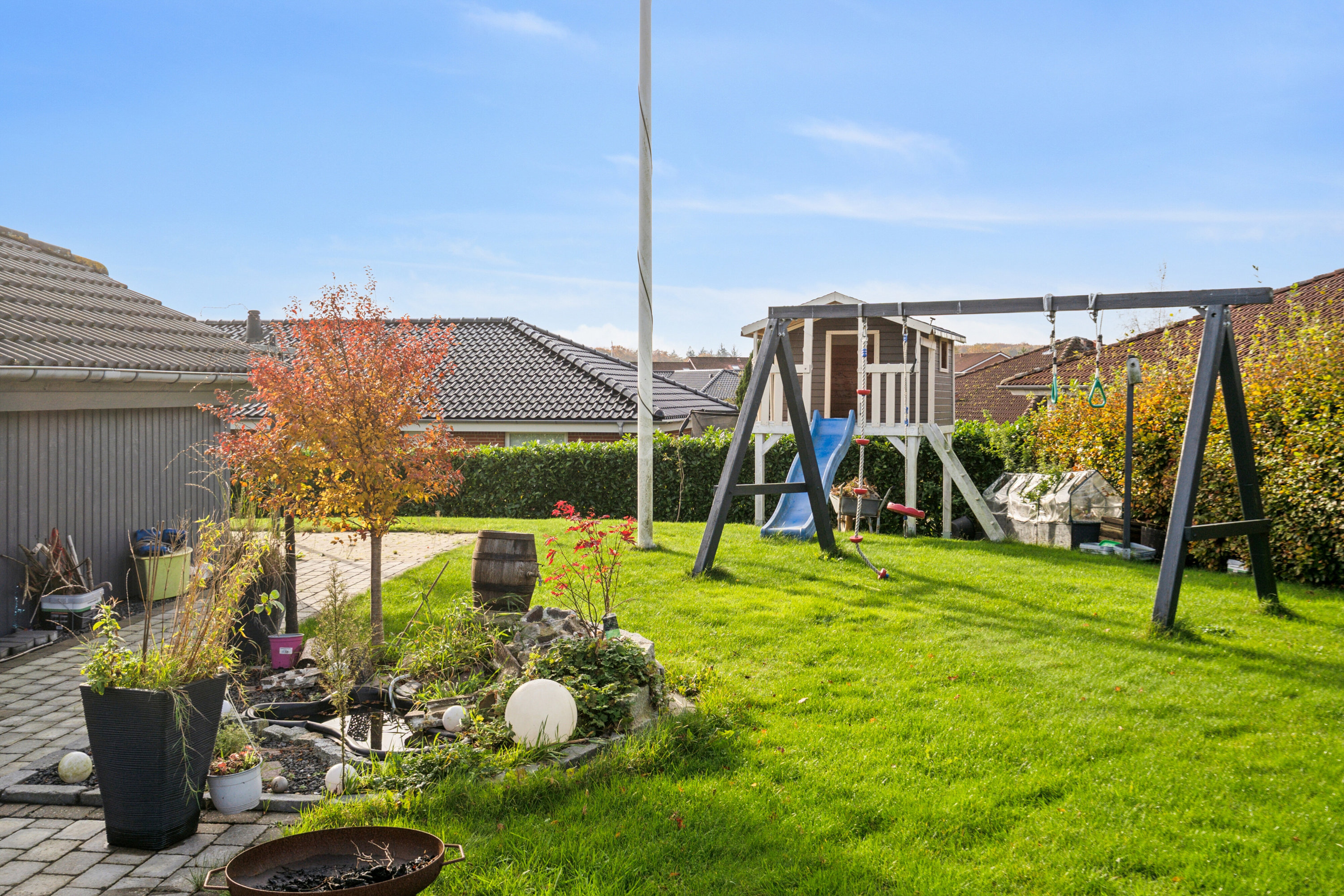 Fremhævet haven billede i fuldskærmstilstand. Billede af Midtkobbel 42, Kollund, 6340 Kruså