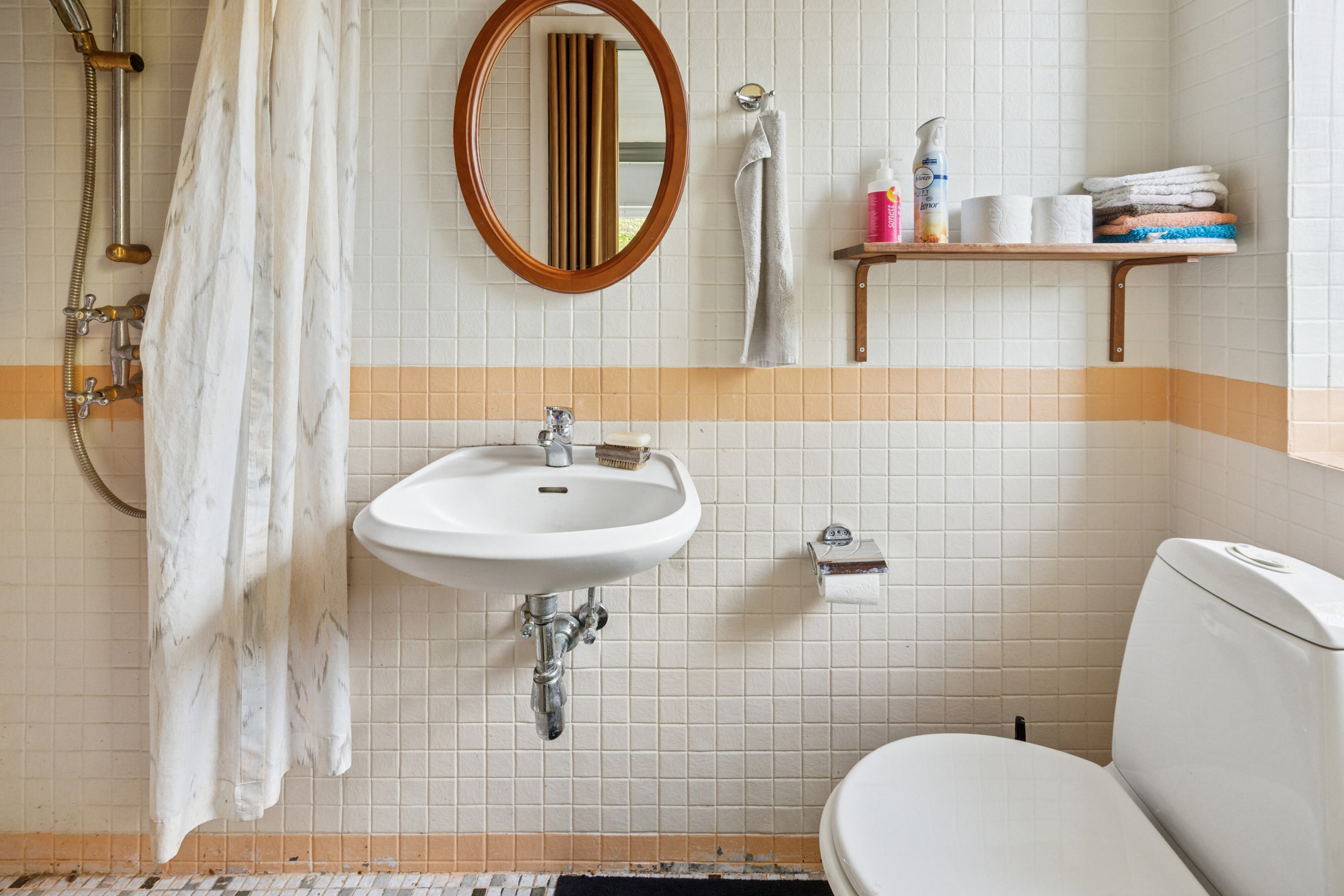 Fremhævet badeværelse billede i fuldskærmstilstand. Billede af Vinkelvej 17, Kollund, 6340 Kruså