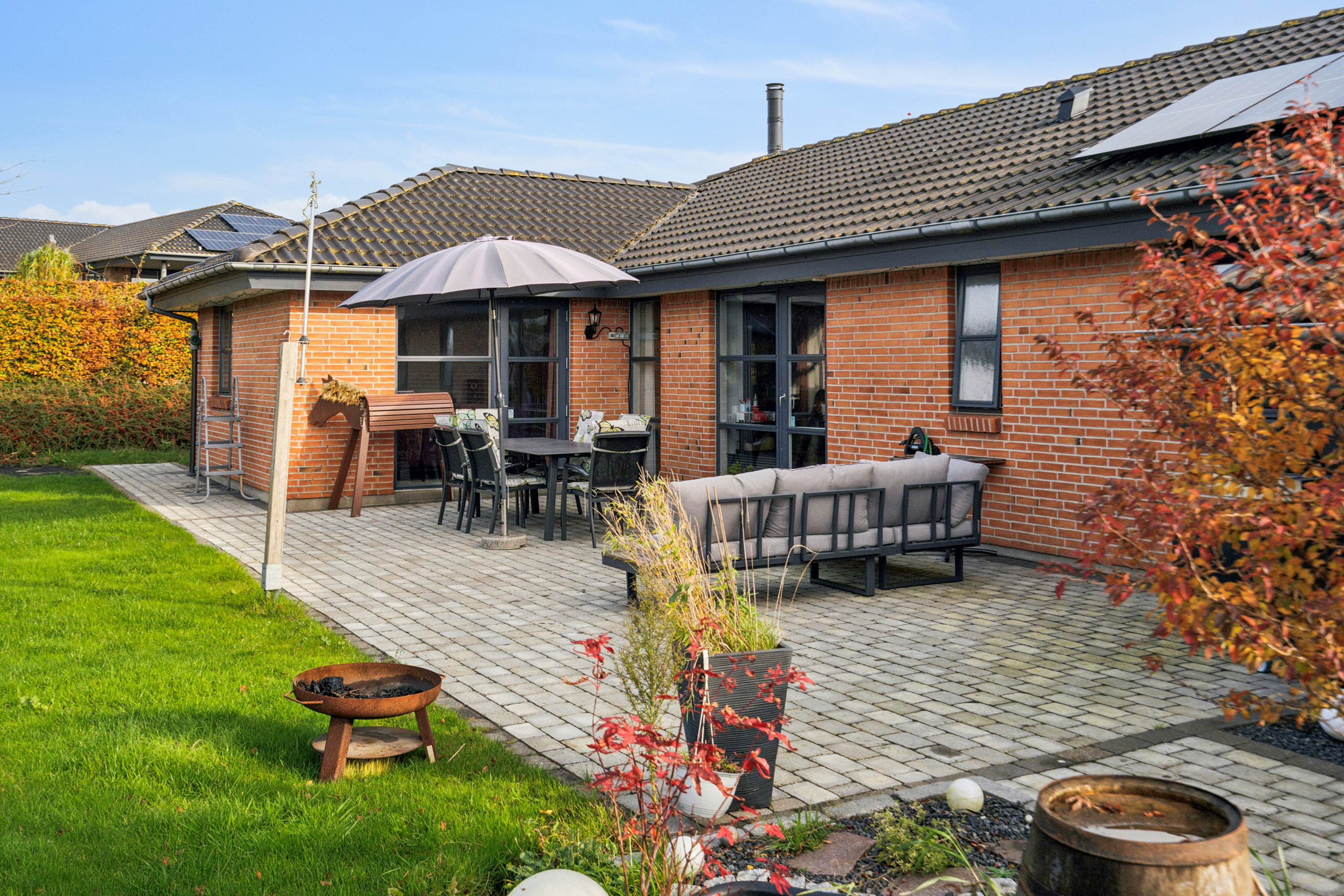 Miniaturebillede 1: terrasse. Billede af Midtkobbel 42, Kollund, 6340 Kruså