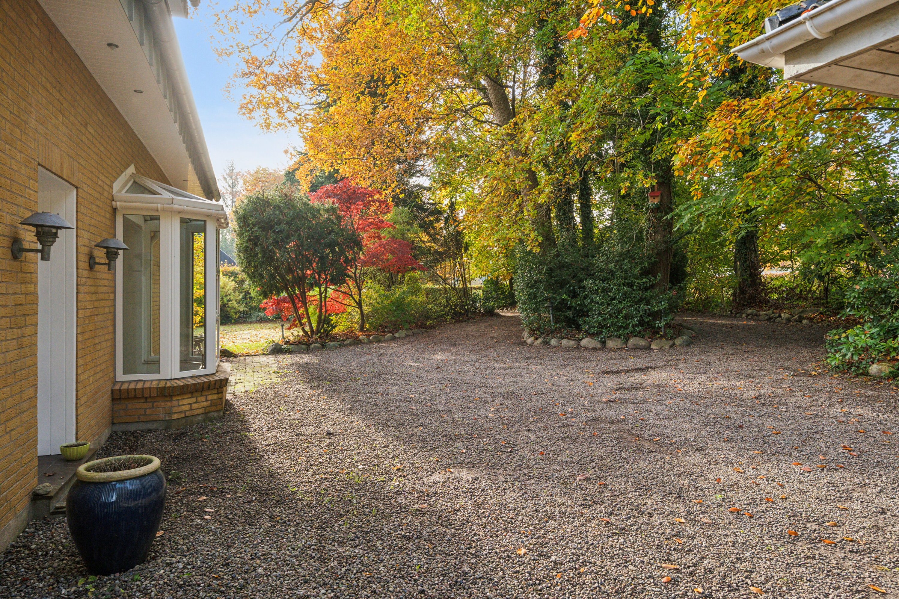 Fremhævet set fra vejen billede i fuldskærmstilstand. Billede af Vinkelvej 17, Kollund, 6340 Kruså