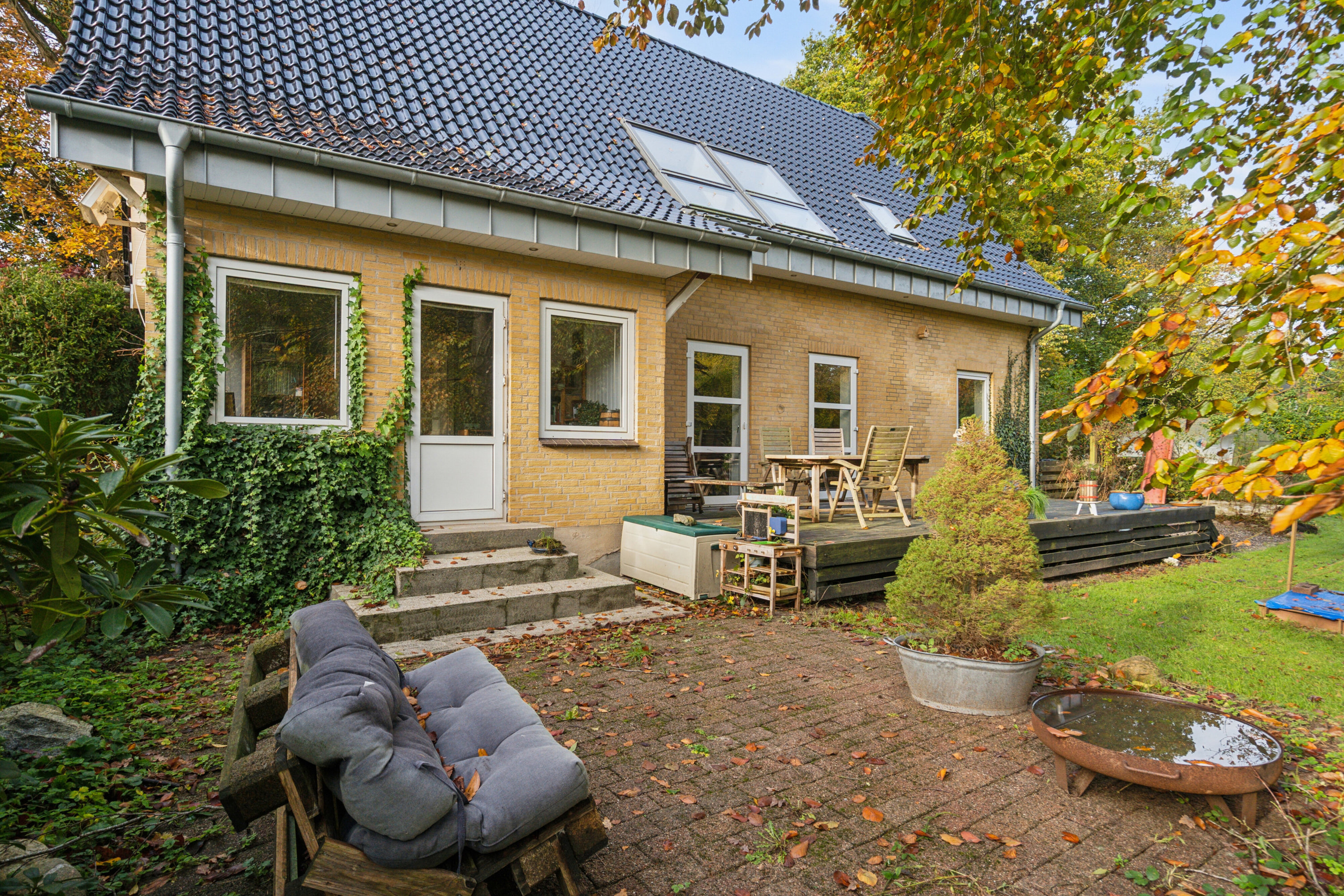 Fremhævet terrasse billede i fuldskærmstilstand. Billede af Vinkelvej 17, Kollund, 6340 Kruså