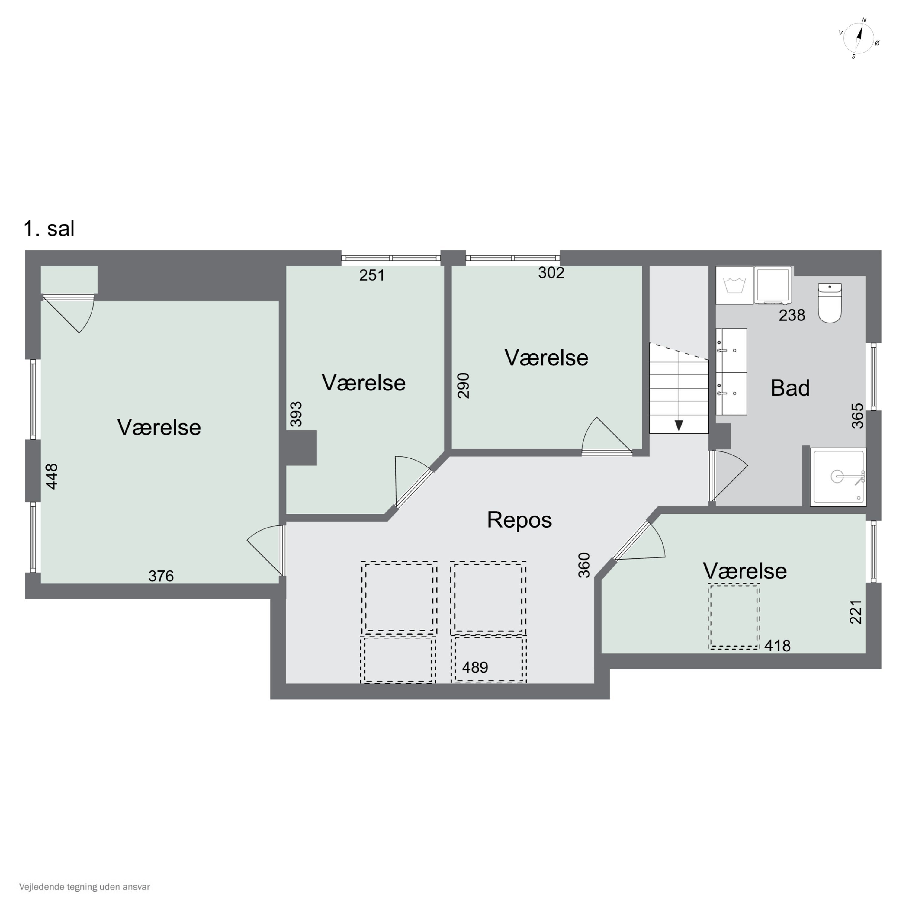 Plantegninger billede af Vinkelvej 17, Kollund, 6340 Kruså