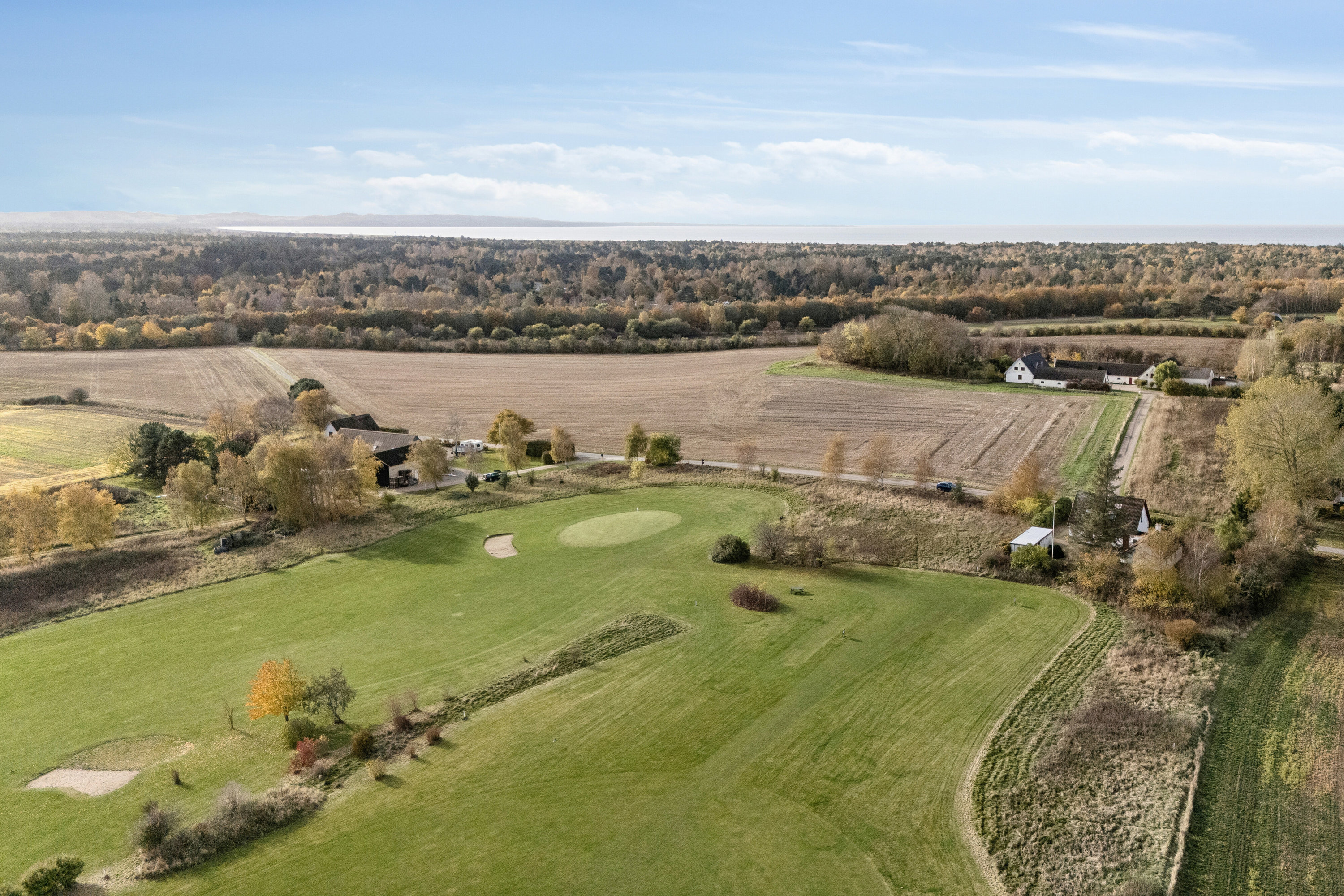 Fremhævet luftfoto billede i fuldskærmstilstand. Billede af Gudmindrup Mosevej 1, Gudmindrup, 4573 Højby