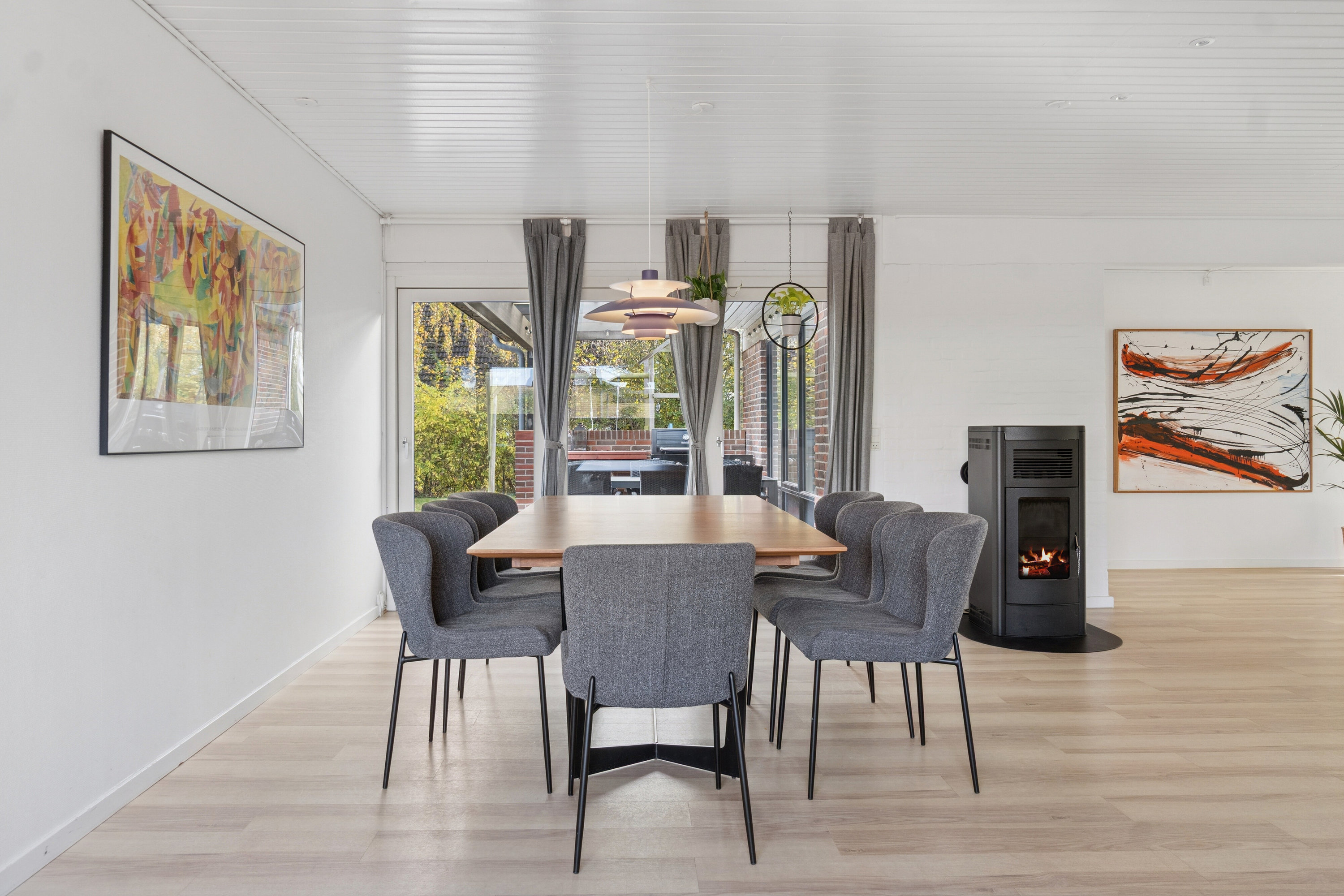 Fremhævet spisestue billede i fuldskærmstilstand. Billede af Obovej 6, 4200 Slagelse