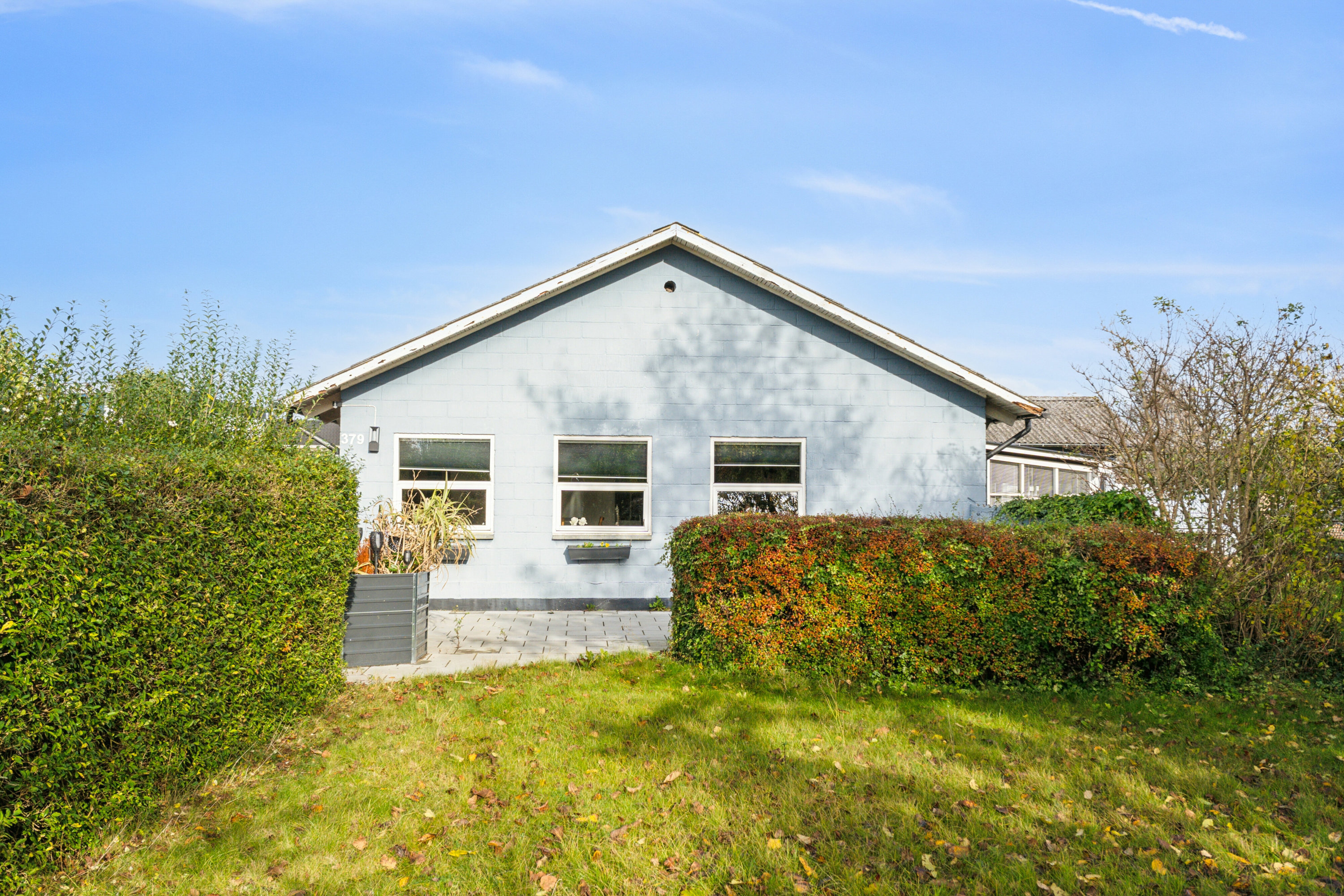 Fremhævet set fra haven billede i fuldskærmstilstand. Billede af Bogensevej 379, Næsbyhoved-Broby, 5270 Odense N