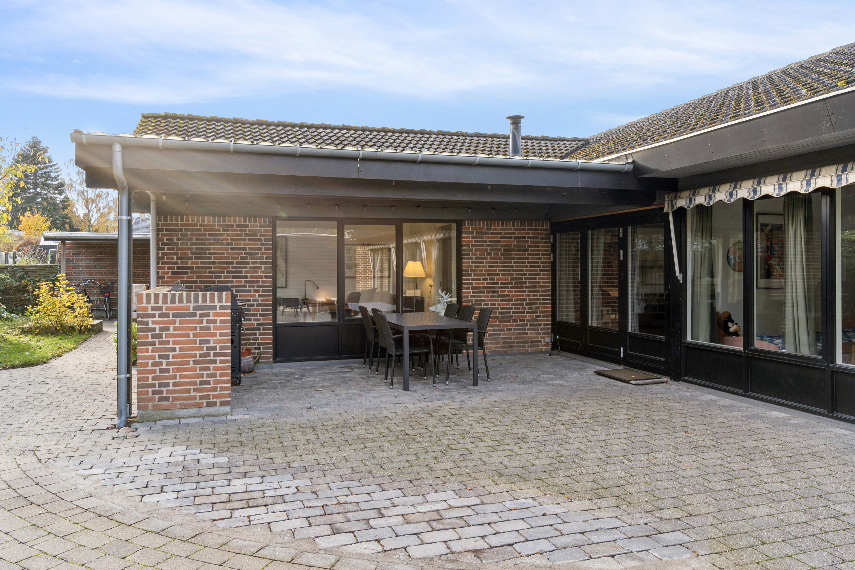 Fremhævet overdækket terrasse billede i fuldskærmstilstand. Billede af Obovej 6, 4200 Slagelse