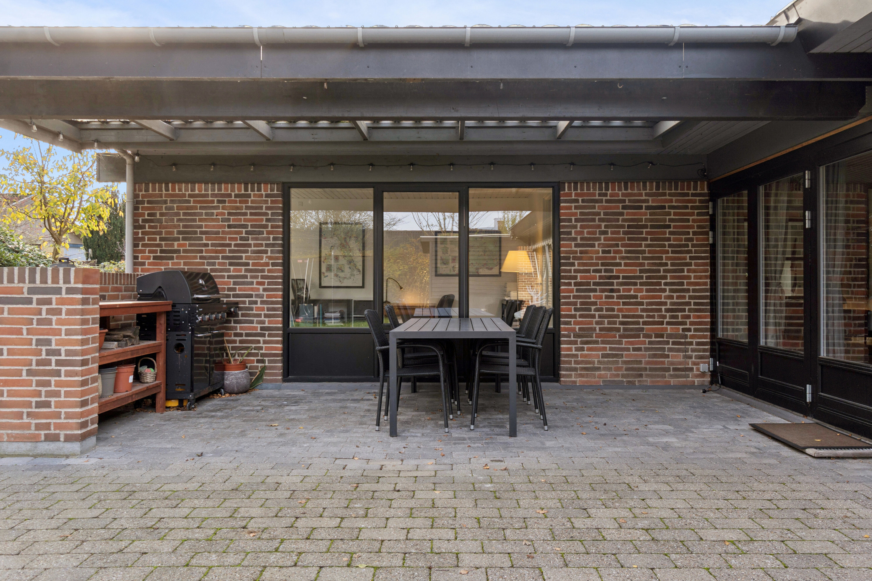 Fremhævet overdækket terrasse billede i fuldskærmstilstand. Billede af Obovej 6, 4200 Slagelse