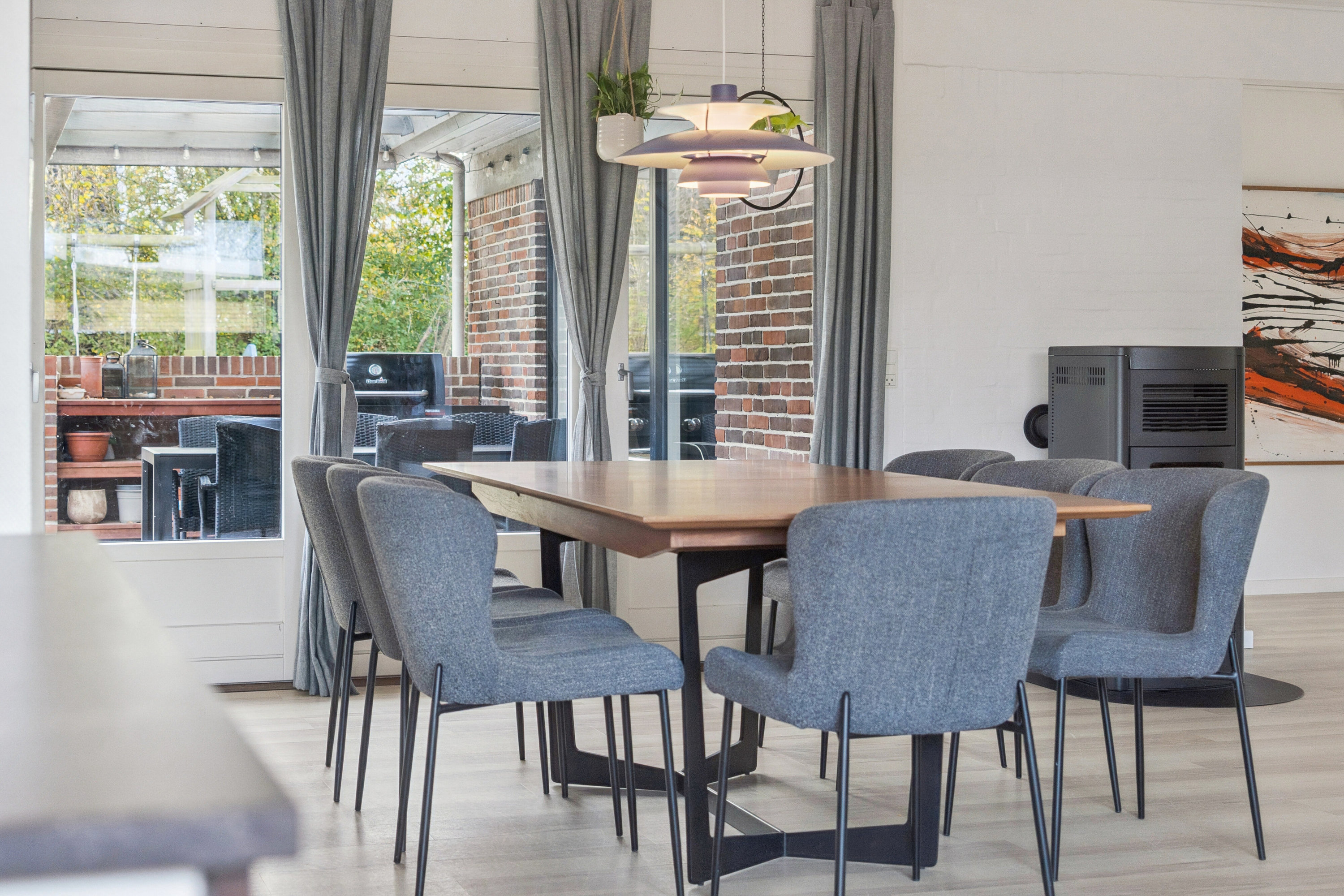 Fremhævet spisestue billede i fuldskærmstilstand. Billede af Obovej 6, 4200 Slagelse