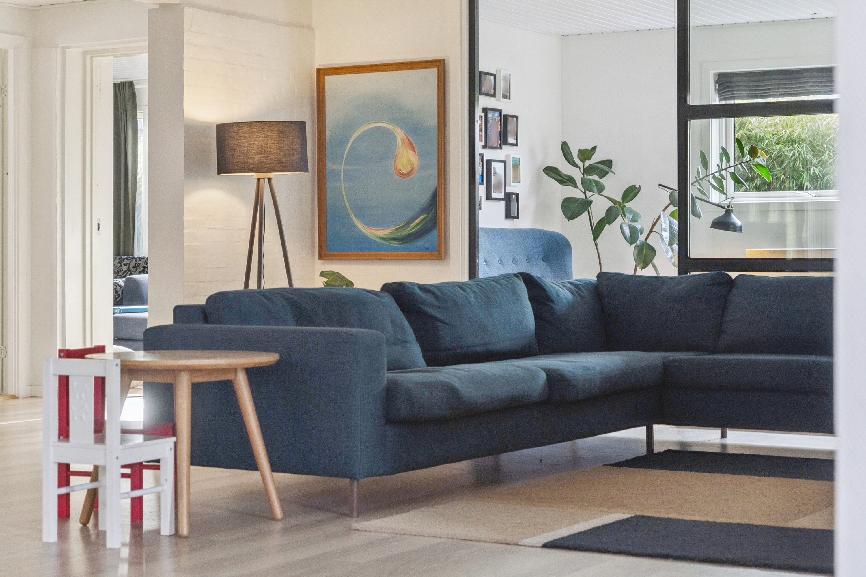 Fremhævet stue billede i fuldskærmstilstand. Billede af Obovej 6, 4200 Slagelse