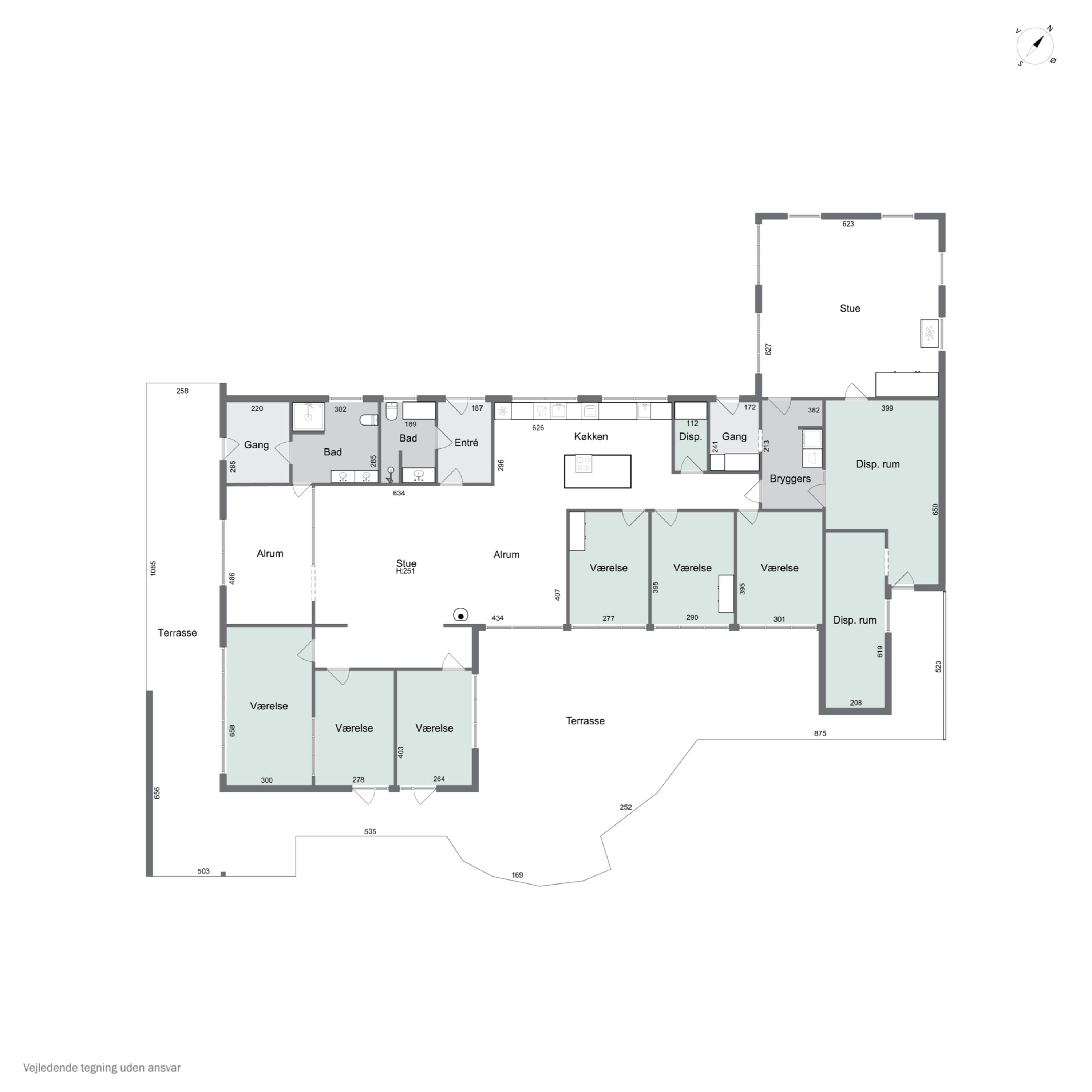 Plantegninger billede af Obovej 6, 4200 Slagelse