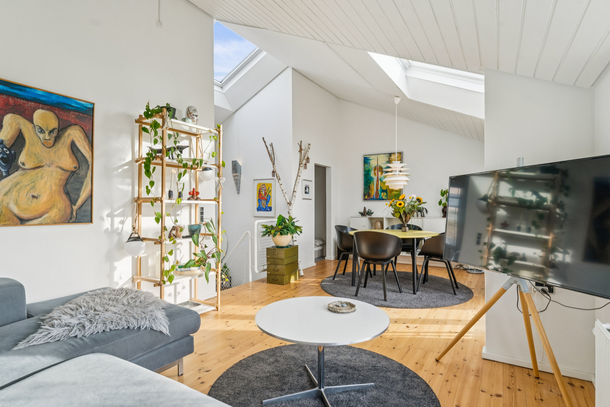 Fremhævet stue billede i fuldskærmstilstand. Billede af Skytten 110, 8920 Randers NV