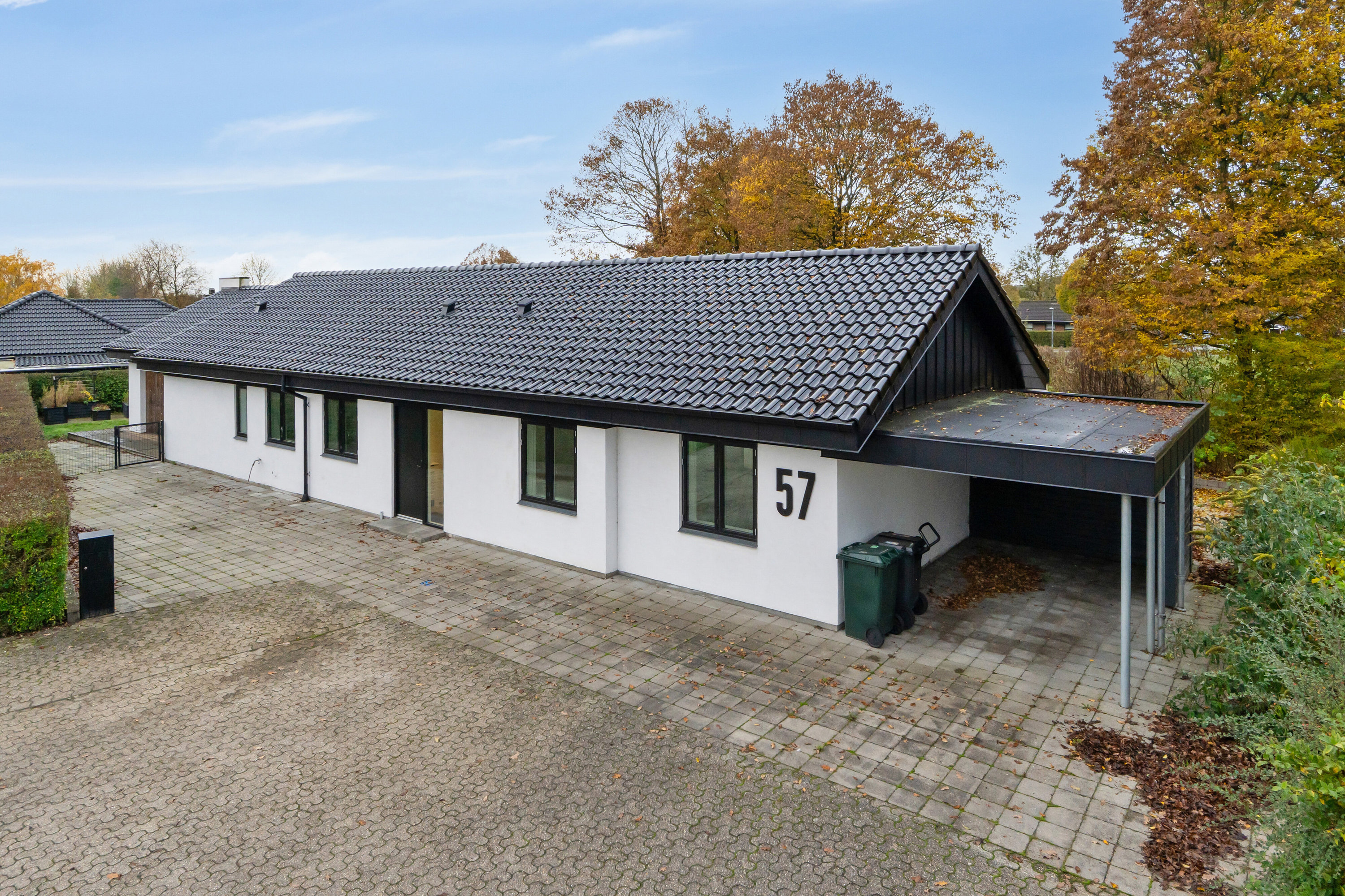 Fremhævet set fra vejen billede i fuldskærmstilstand. Billede af Marie Bregendahls Vej 57, 7430 Ikast