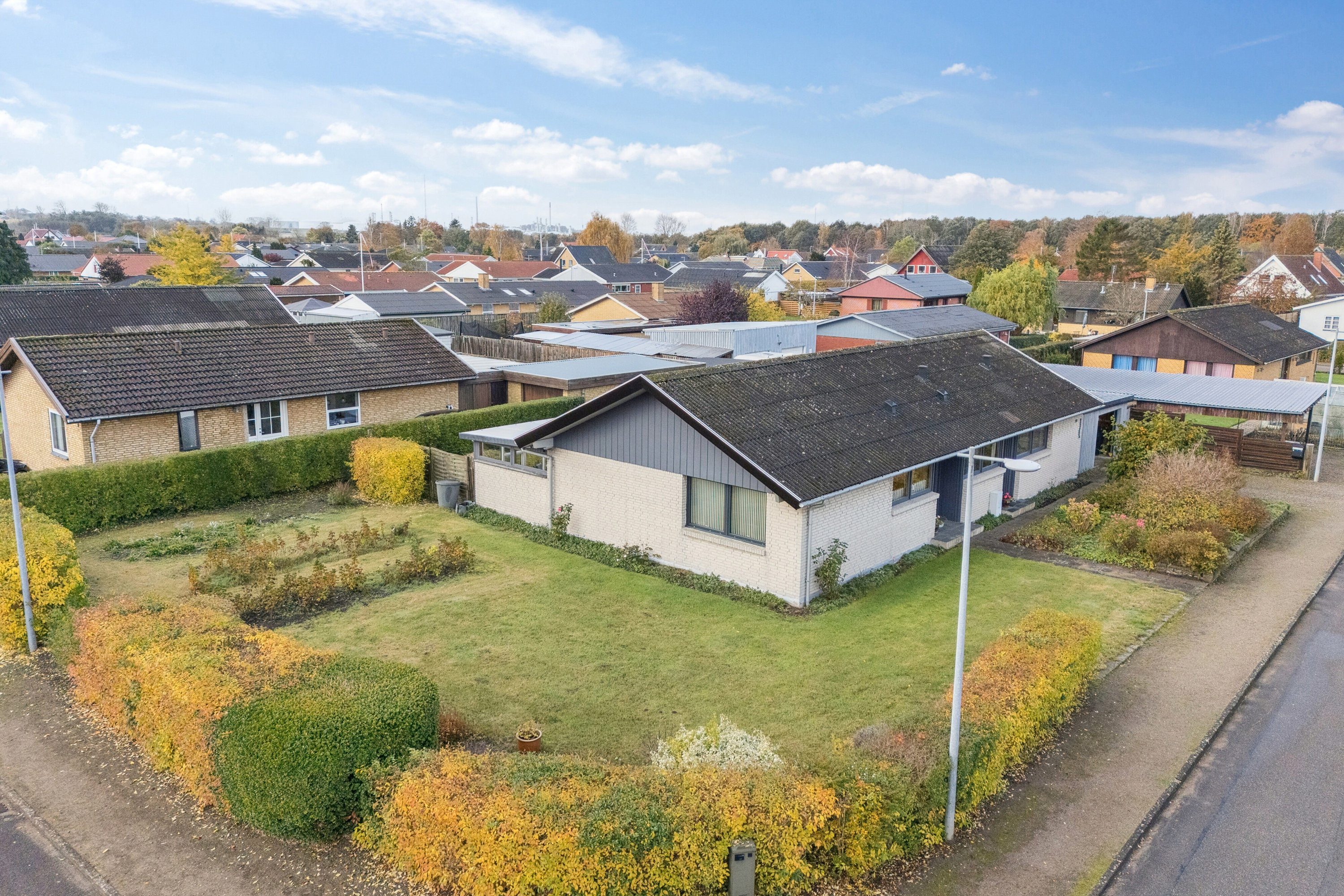 Fremhævet luftfoto billede i fuldskærmstilstand. Billede af Smedevej 20, 4400 Kalundborg