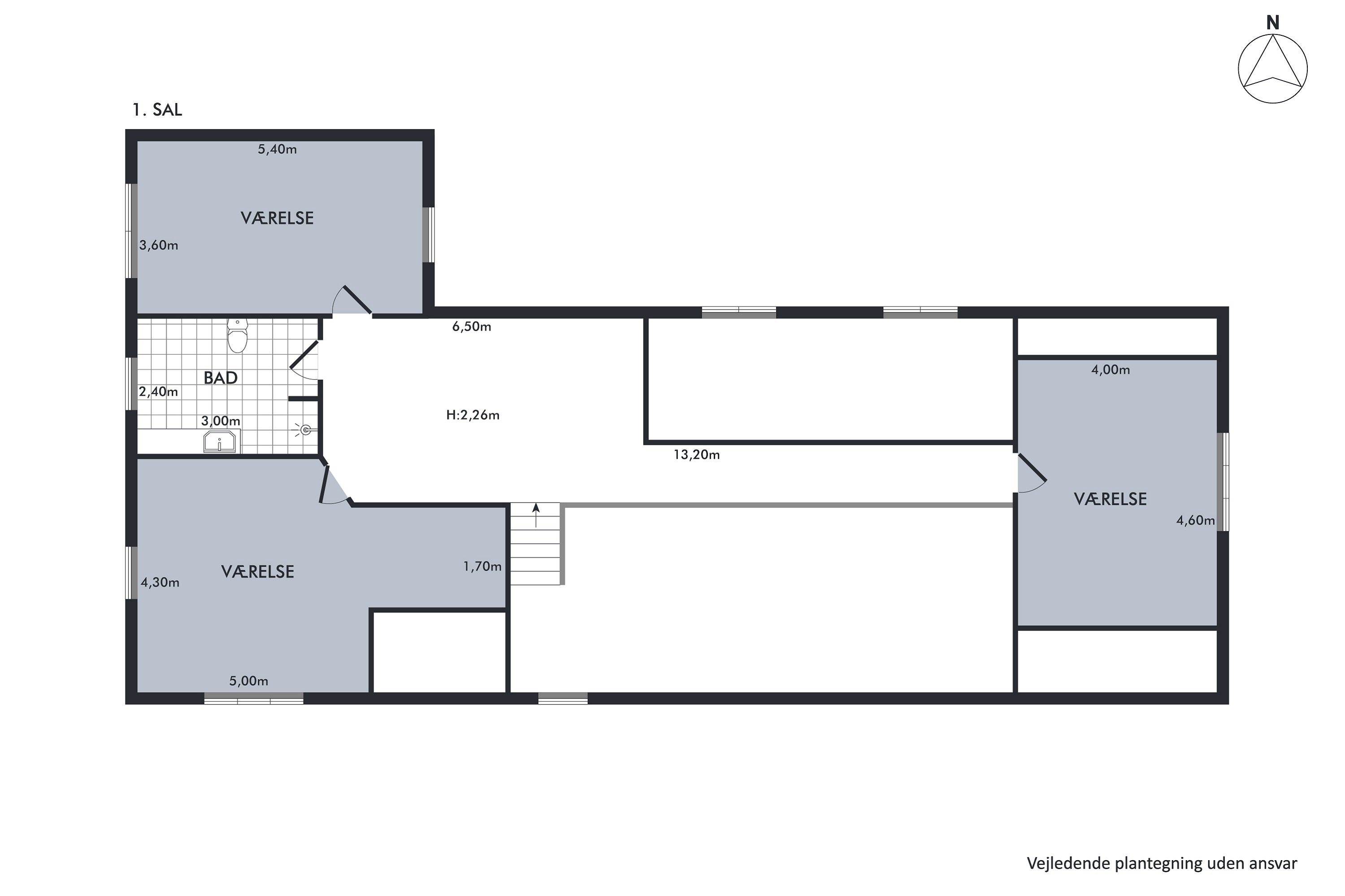 Plantegninger billede af Allingdamvej 100, Asdal, 9850 Hirtshals