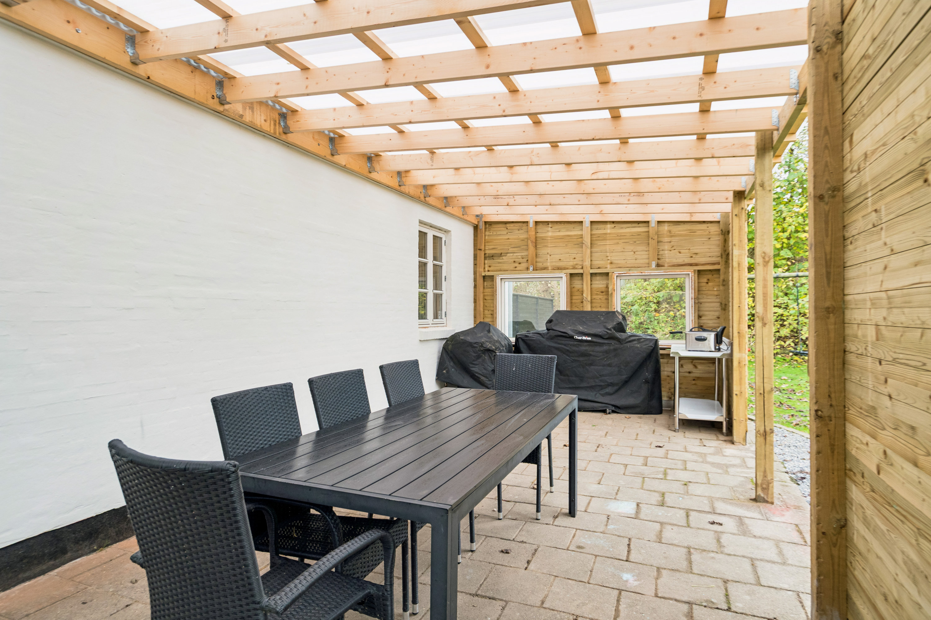 Fremhævet terrasse billede i fuldskærmstilstand. Billede af Allingdamvej 100, Asdal, 9850 Hirtshals