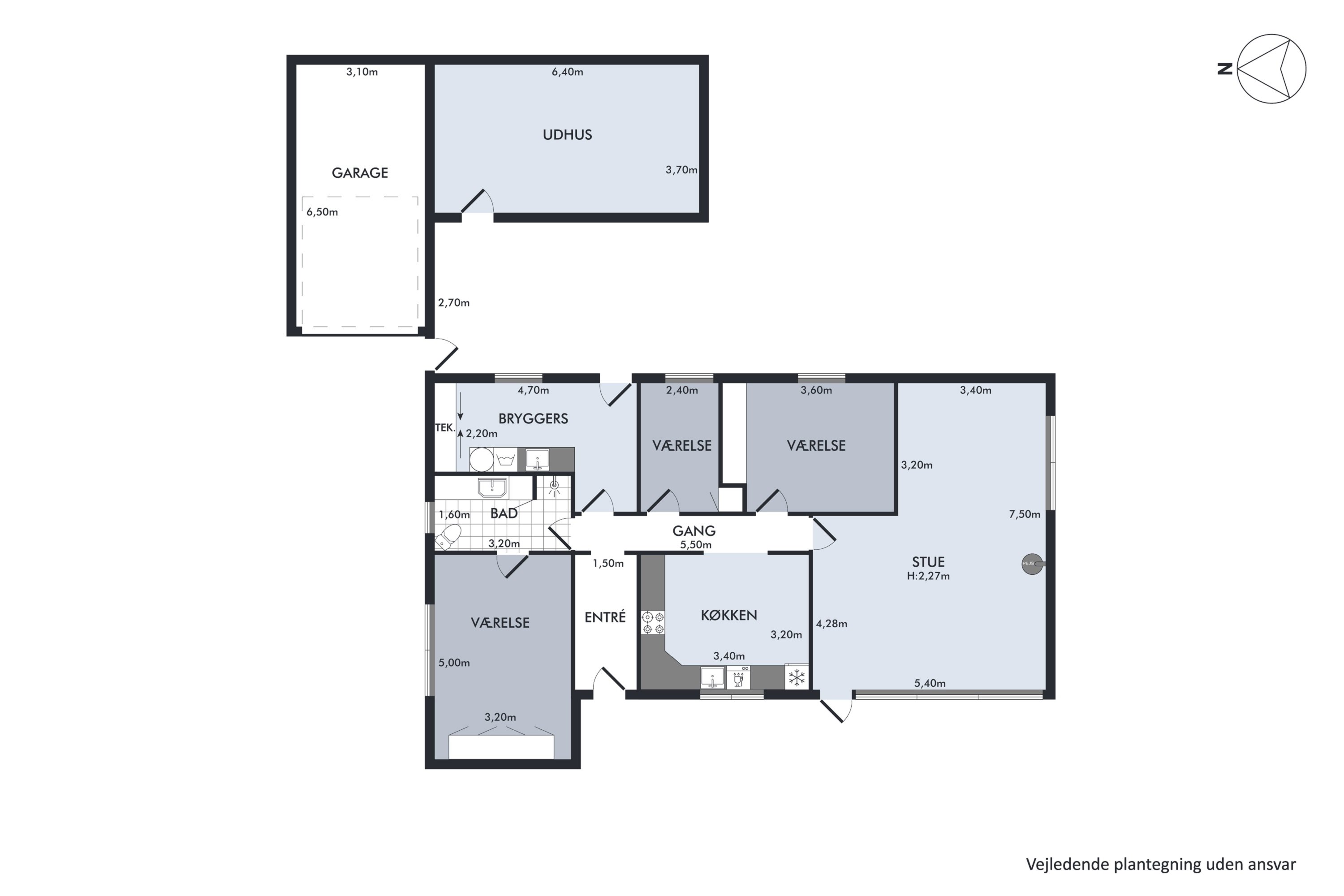 Plantegninger billede af J M Hejlesensvej 1, Åbyen, 9850 Hirtshals