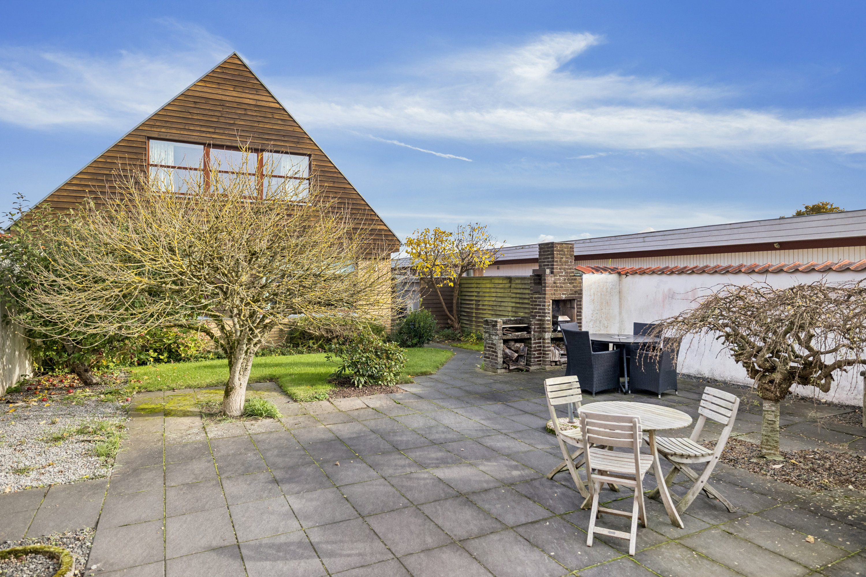 Fremhævet terrasse billede i fuldskærmstilstand. Billede af Alleen 14, 8660 Skanderborg