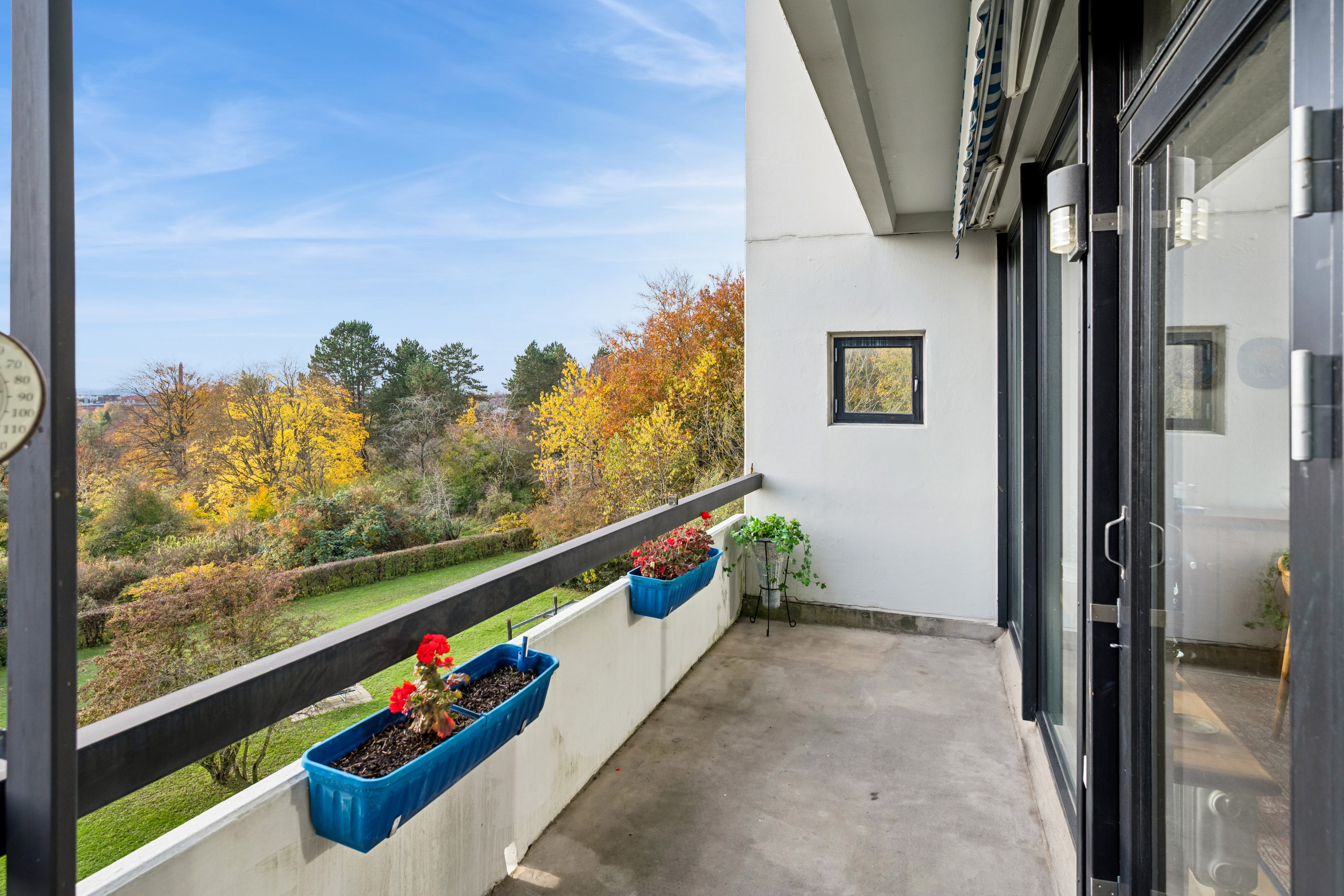 Fremhævet altan billede i fuldskærmstilstand. Billede af Vestervang 10, 5. 1055., 8000 Aarhus C