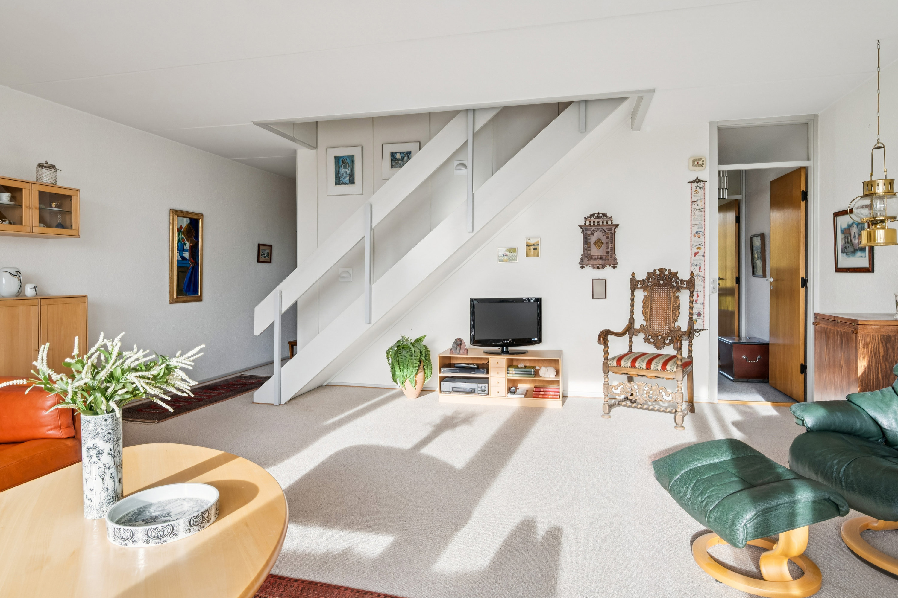 Fremhævet stue billede i fuldskærmstilstand. Billede af Vestervang 10, 5. 1055., 8000 Aarhus C