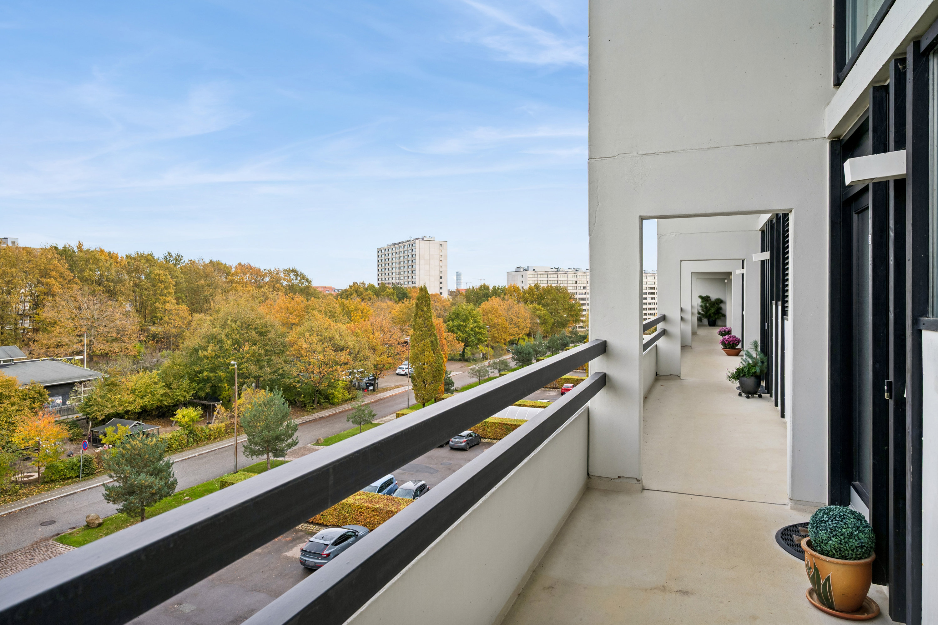 Miniaturebillede 1: altan. Billede af Vestervang 10, 5. 1055., 8000 Aarhus C